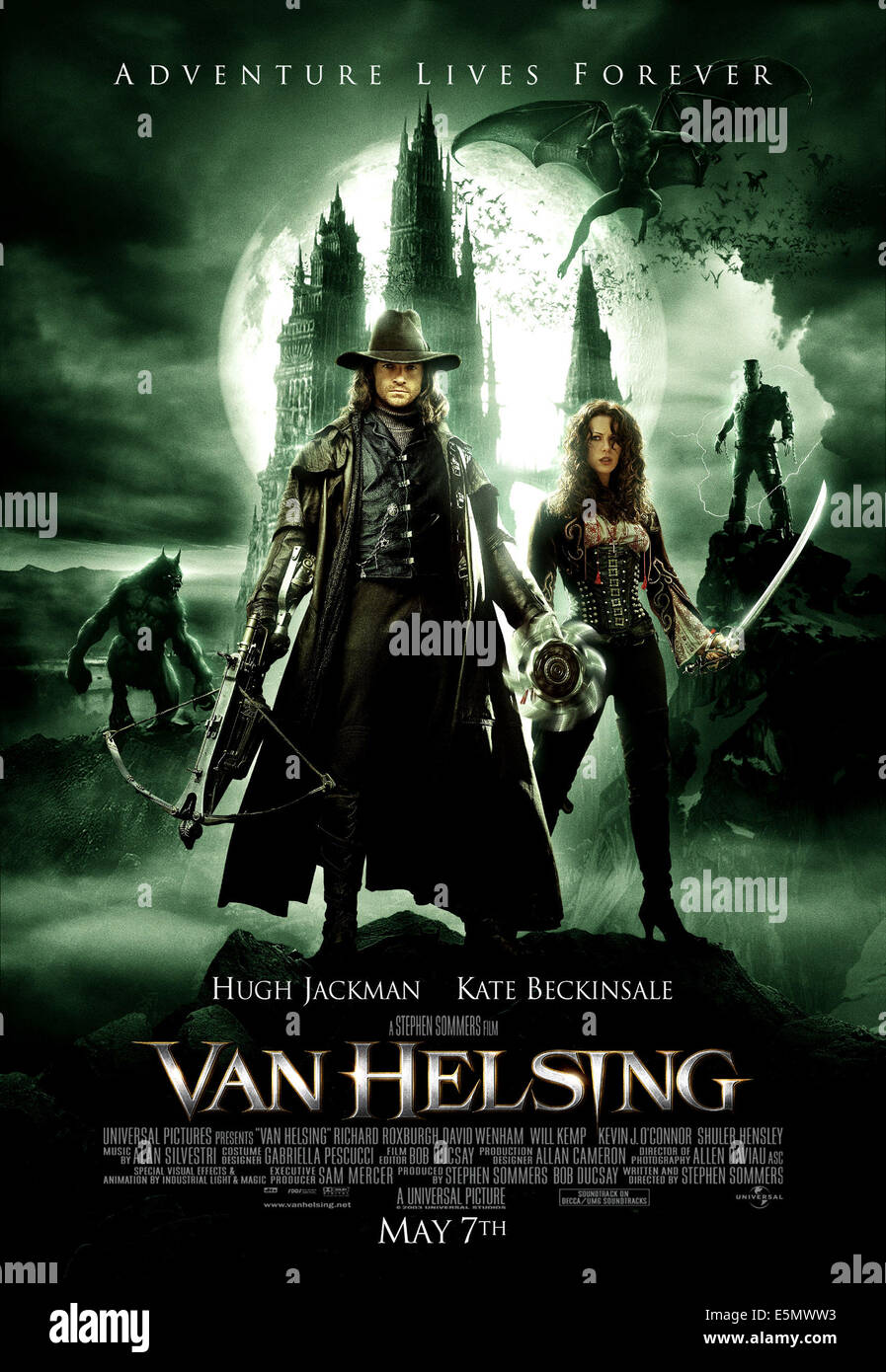 VAN HELSING, Hugh Jackman, Kate Beckinsale, 2004 (c) Universal/avec la permission d'Everett Collection Banque D'Images