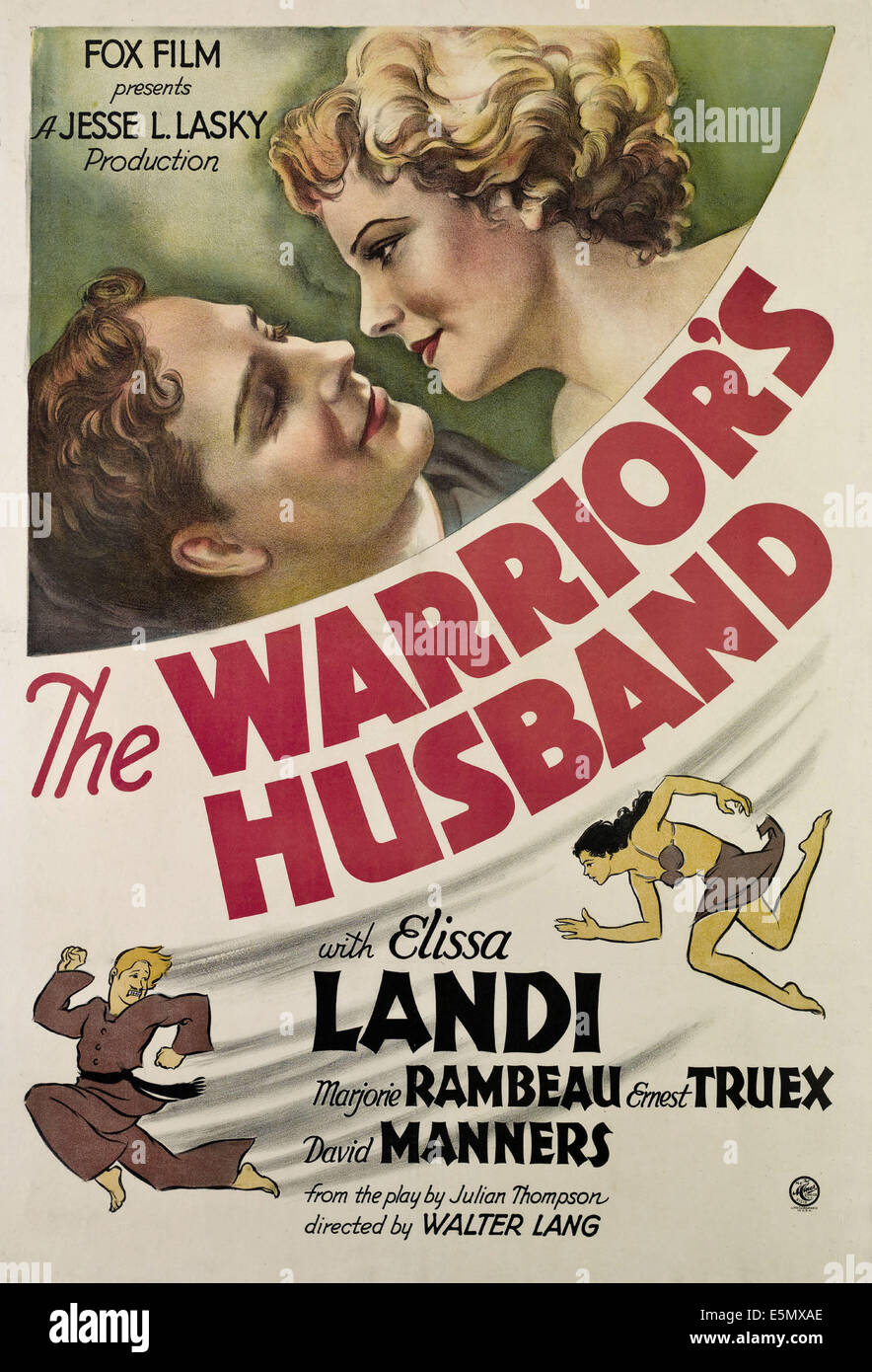 Le mari de la guerrière, de gauche, David Manners, Elissa Landi, 1933, TM et copyright ©20th Century Fox Film Corp. Banque D'Images