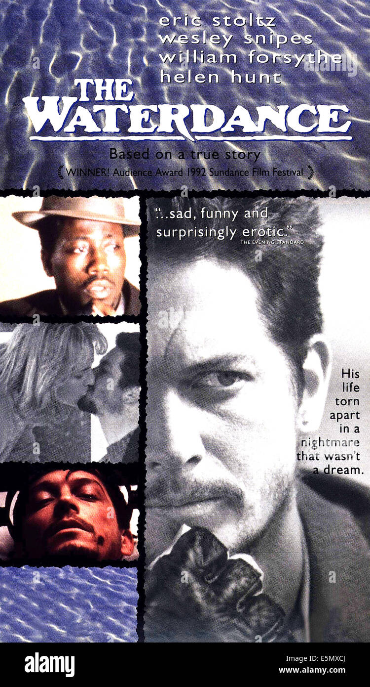 La WATERDANCE, Wesley Snipes (en haut à gauche), Eric Stoltz (droite), 1992, © Samuel Goldwyn/avec la permission d'Everett Collection Banque D'Images