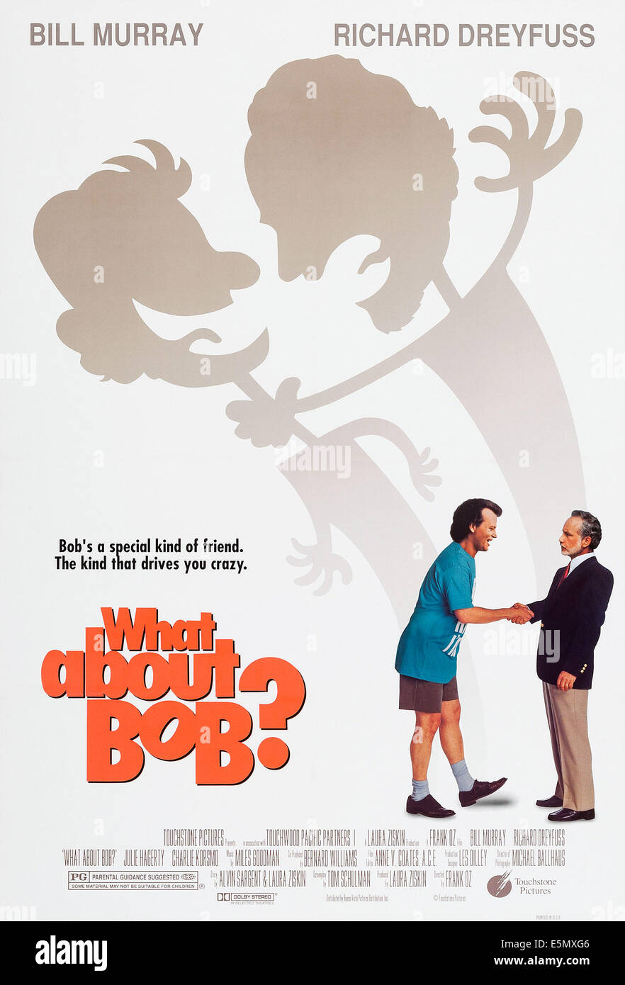 WHAT ABOUT BOB ?, nous, poster, de gauche à droite : Bill Murray, Richard Dreyfuss, 1991, © Buena Vista/avec la permission d'Everett Collection Banque D'Images
