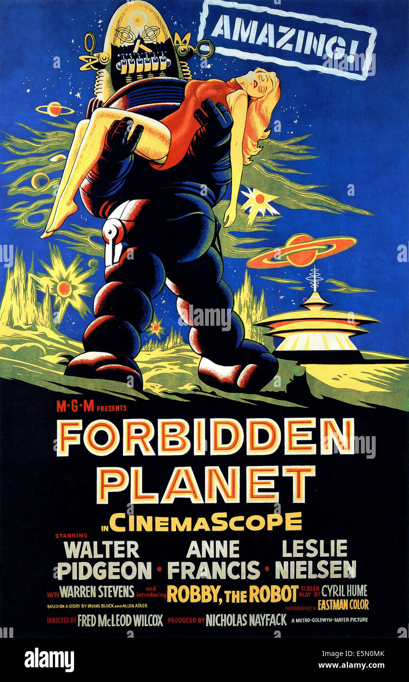 Planète interdite, 1956 Banque D'Images