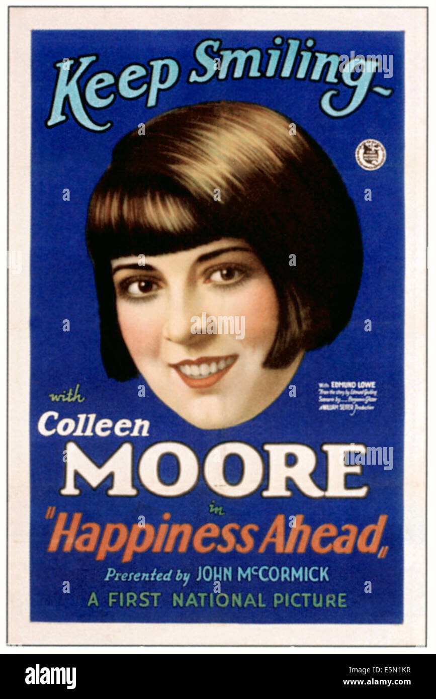 Le bonheur à venir, Colleen Moore, 1928. Banque D'Images