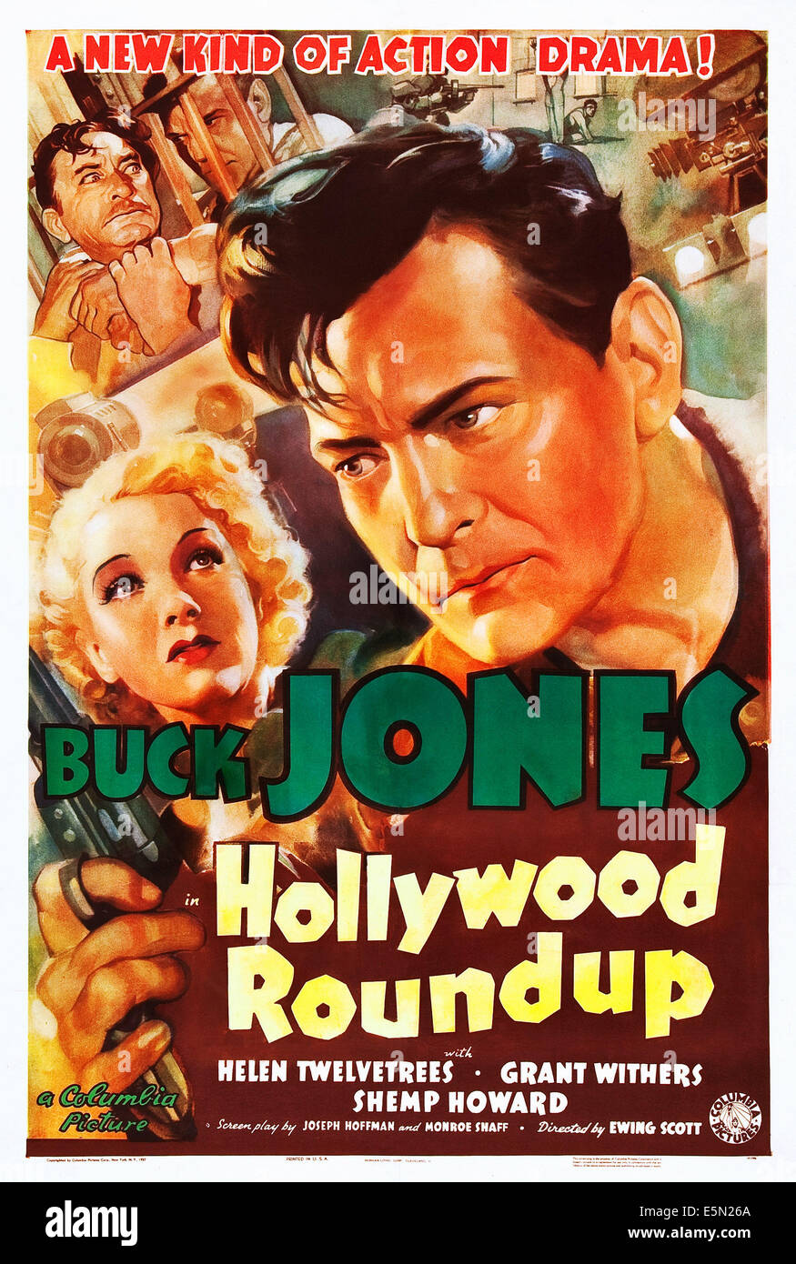 Affiche De Buck Jones Banque d'image et photos Alamy