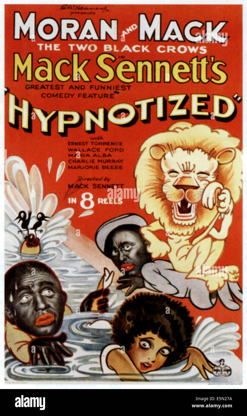 Hypnotisé, 1932. Banque D'Images