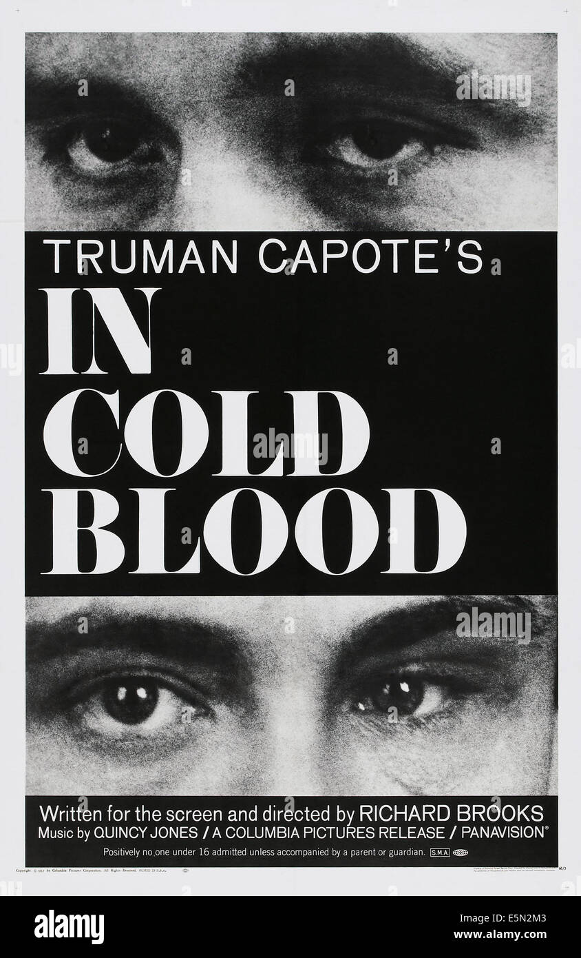 De sang-froid, Truman Capote (aka'S DE SANG FROID), 1967 Banque D'Images