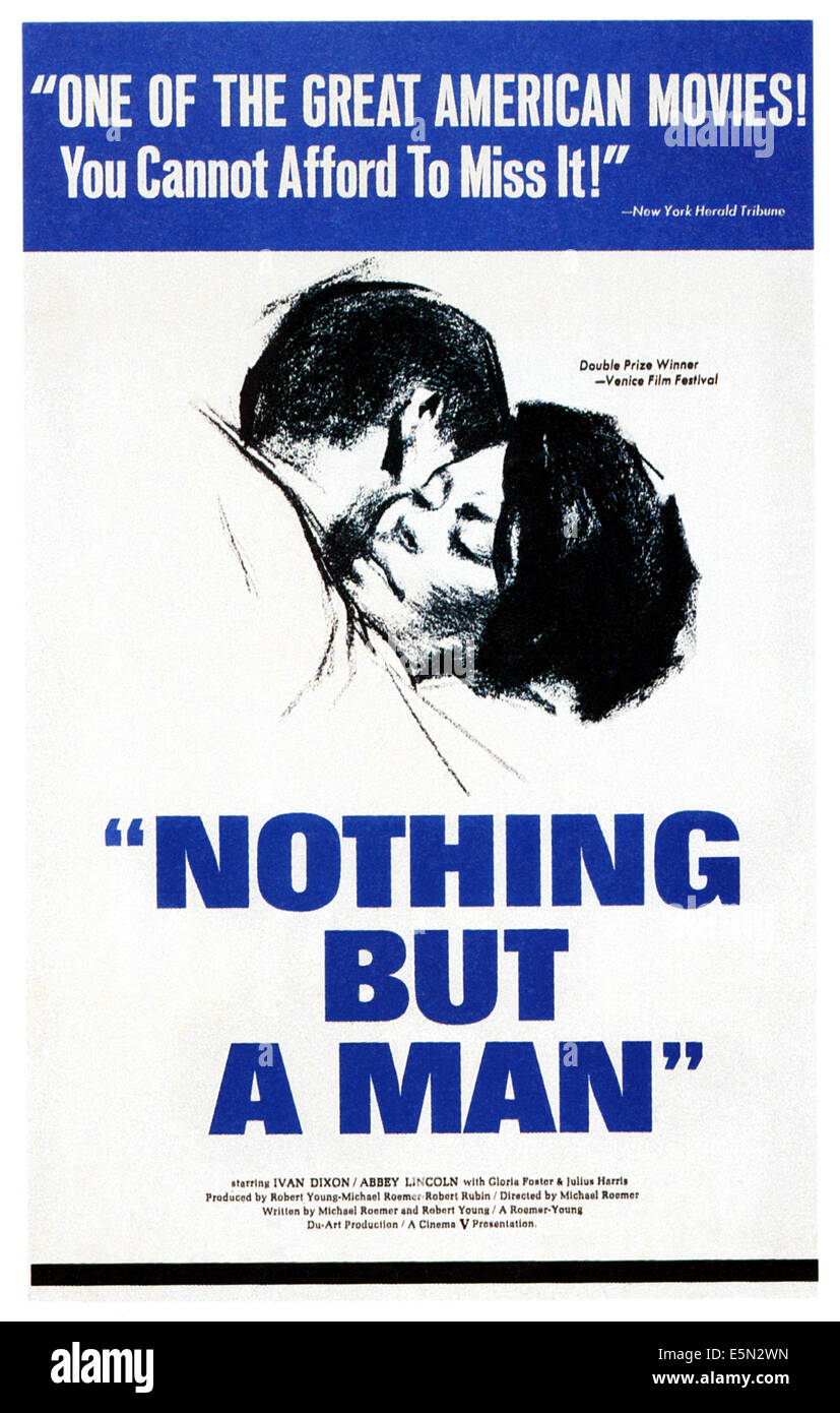 Rien qu'un homme, l'affiche, 1964. Banque D'Images
