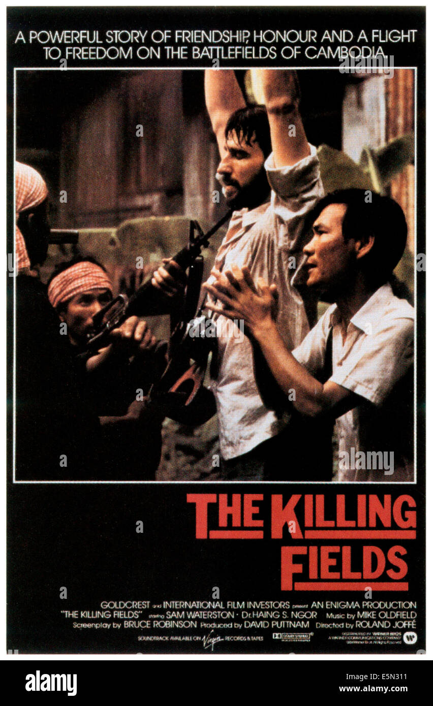 Ces champs de la mort, SAM Waterston (centre), le Dr Haing S. Ngor (r.), 1984, ©Warner Bros./avec la permission d'Everett Collection Banque D'Images