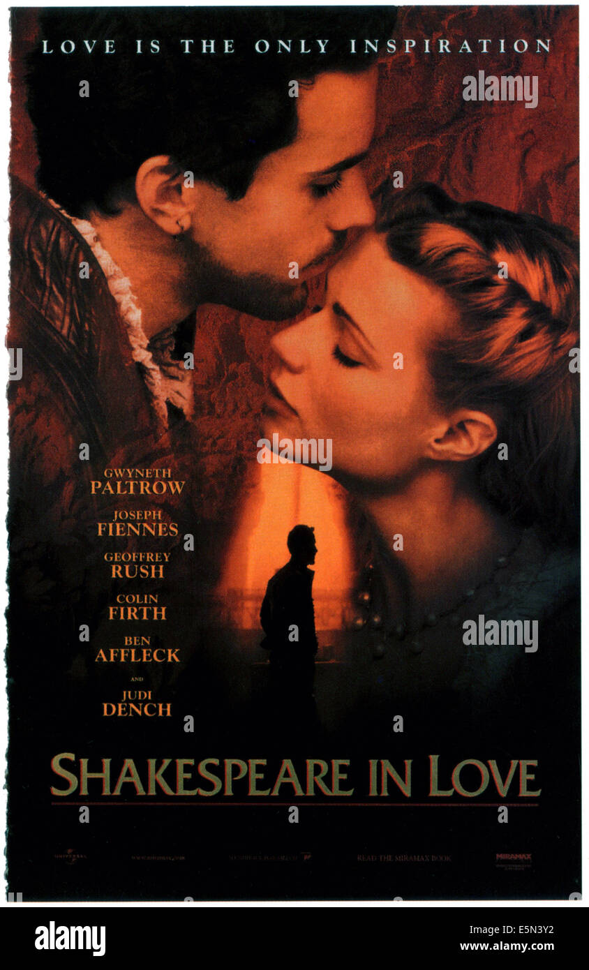 SHAKESPEARE IN LOVE, Joseph Fiennes, Gwyneth Paltrow, 1998 Banque D'Images