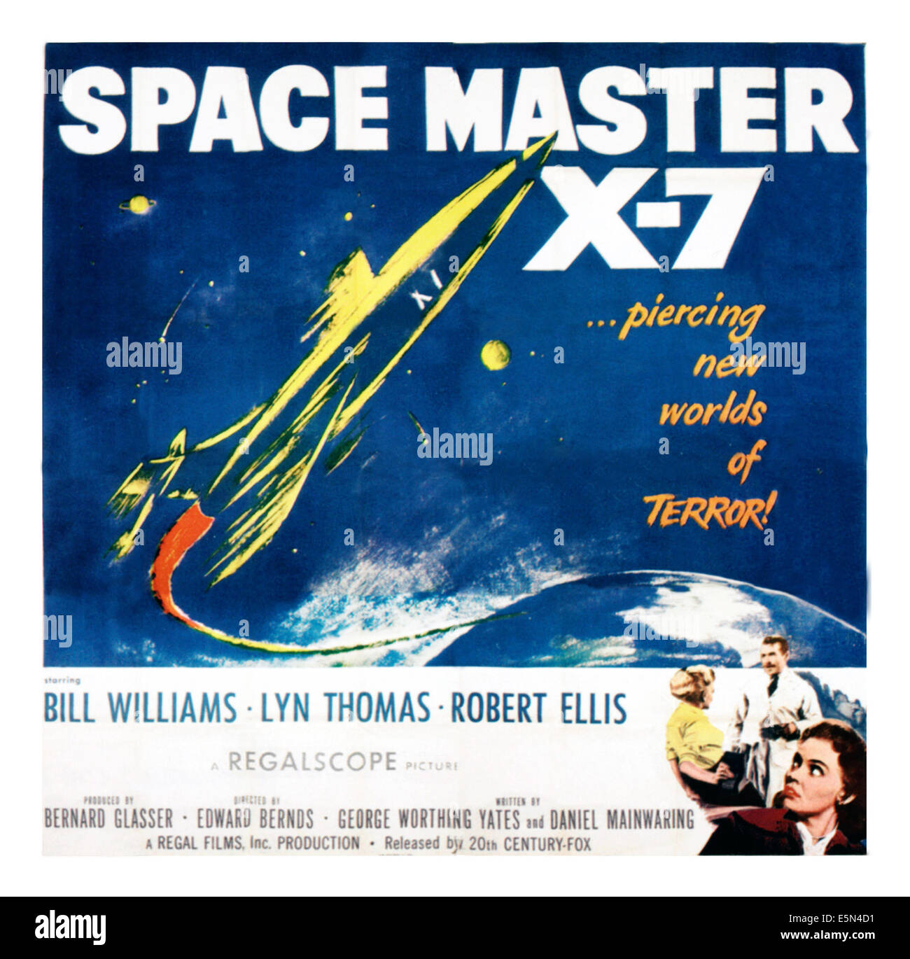 Maître de l'espace X-7, l'affiche, 1958, TM et copyright ©20th Century Fox Film Corp. Tous droits réservés./avec la permission d'Everett Banque D'Images Maître de l'espace X-7, l'affiche, 1958, TM et copyright ©20th Century Fox Film Corp. Tous droits réservés./avec la permission d'Everett Banque D'Images