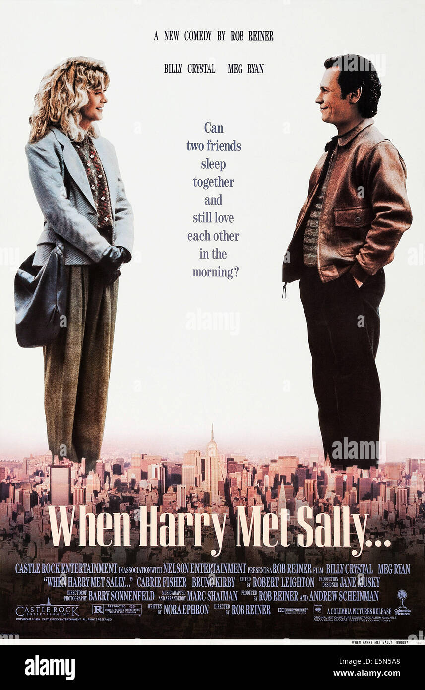 Quand Harry rencontre Sally..., de nous poster art, de gauche : Meg Ryan, Billy Crystal, 1989. © Columbia Pictures/ Courtesy : Everett Banque D'Images