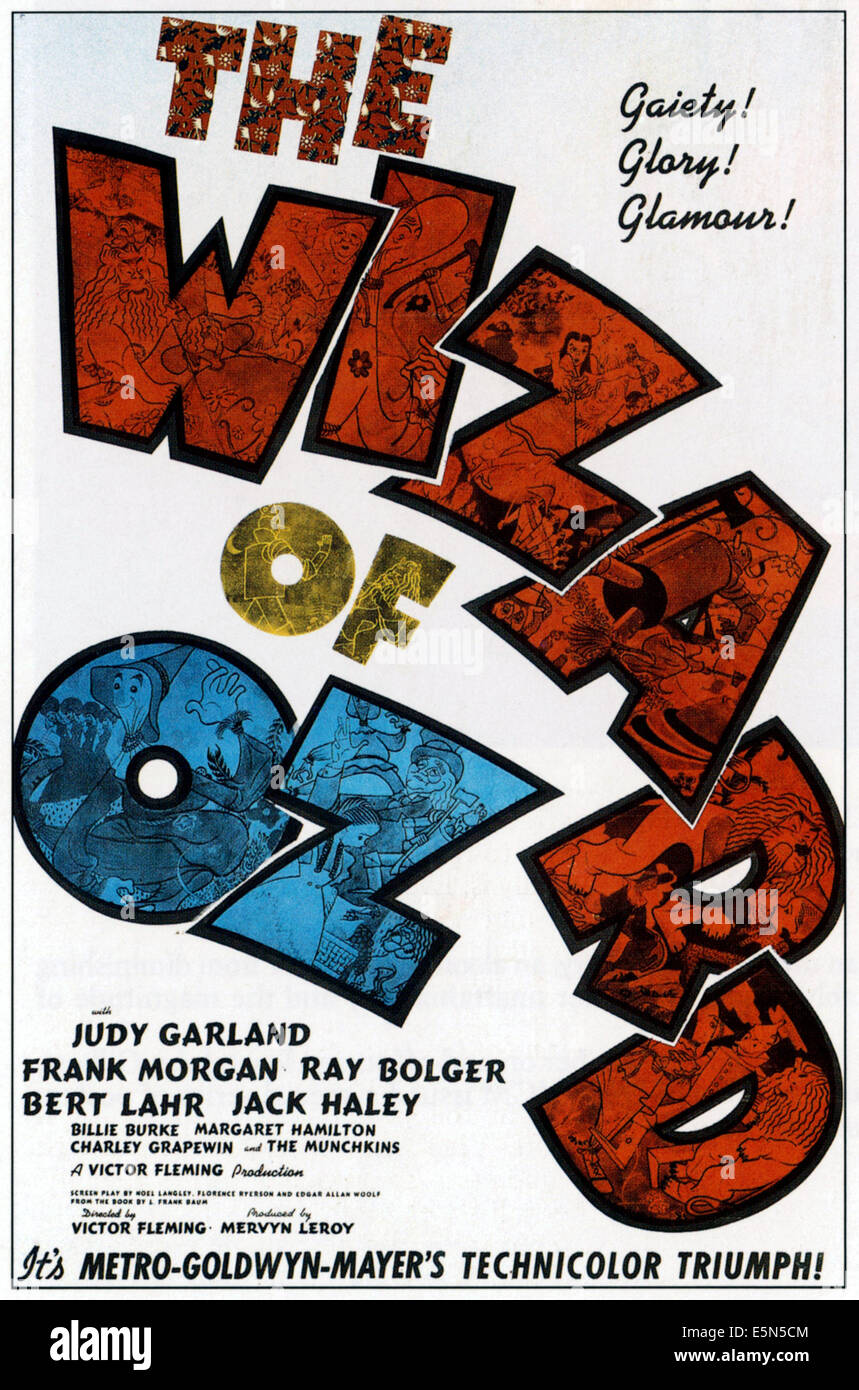 Le Magicien d'OZ, 1939. Banque D'Images