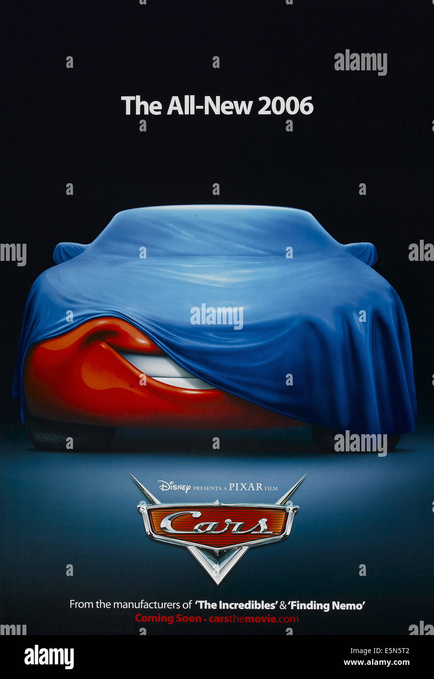 Les voitures, l'avance de nous poster art, 2006, © Walt Disney/avec la permission d'Everett Collection Banque D'Images