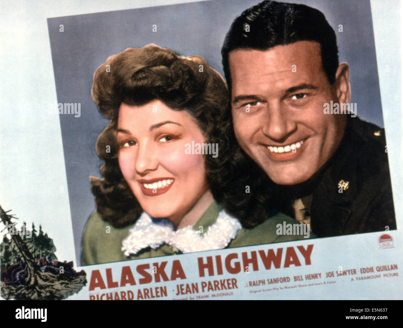 Route de l'ALASKA, Jean Parker, Richard Arlen, 1943 Banque D'Images