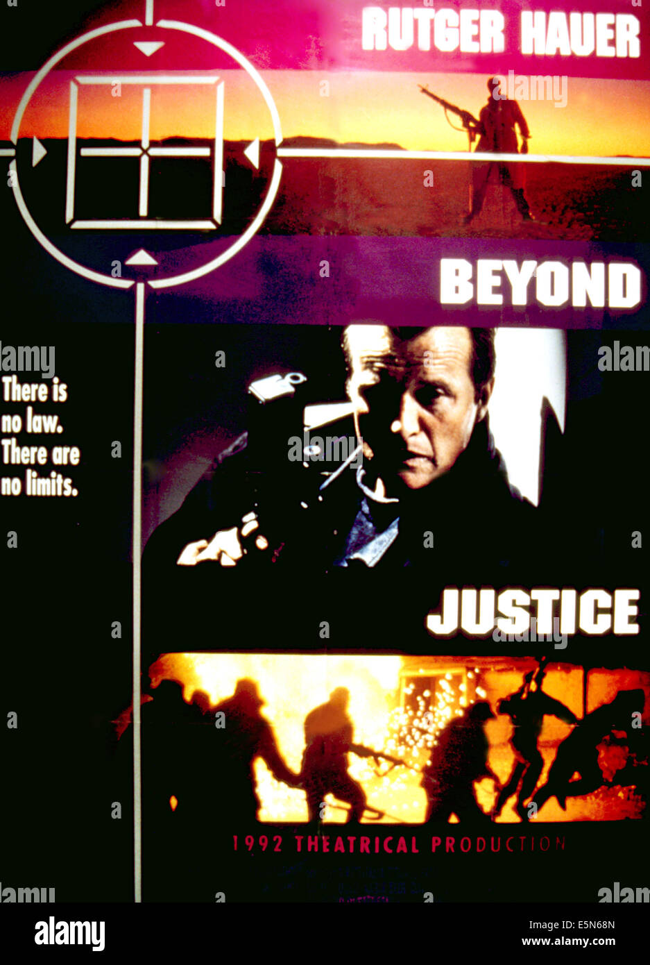 Au-delà de la justice, Rutger Hauer, l'affiche, 1992, (c)Trimark Pictures/avec la permission d'Everett Collection Banque D'Images