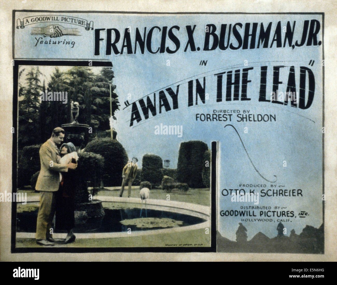L'ÉCART EN TÊTE, Francis X. Bushman Jr. (alias Ralph Bushman) (gauche), 1925 Banque D'Images