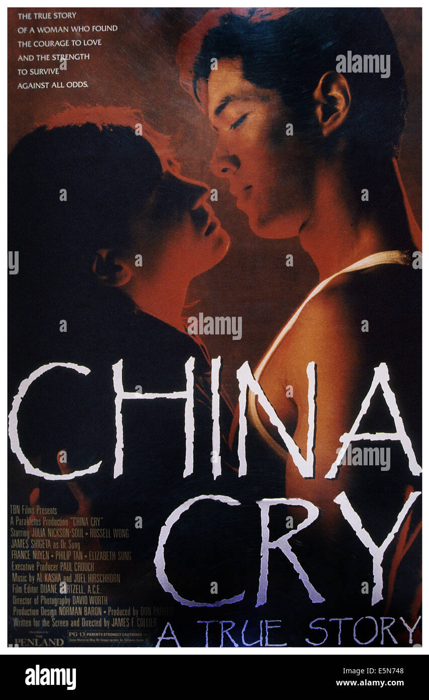 Cri de la CHINE : UNE HISTOIRE VRAIE, de gauche à droite : Julia Nickson, Russell Wong, 1990, © TBN/avec la permission d'Everett Collection Films Banque D'Images