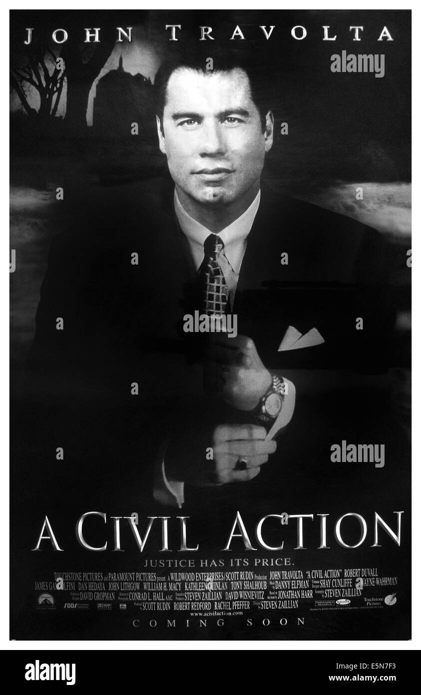 Une action civile, John Travolta, 1998, © Buena Vista/avec la permission d'Everett Collection Banque D'Images