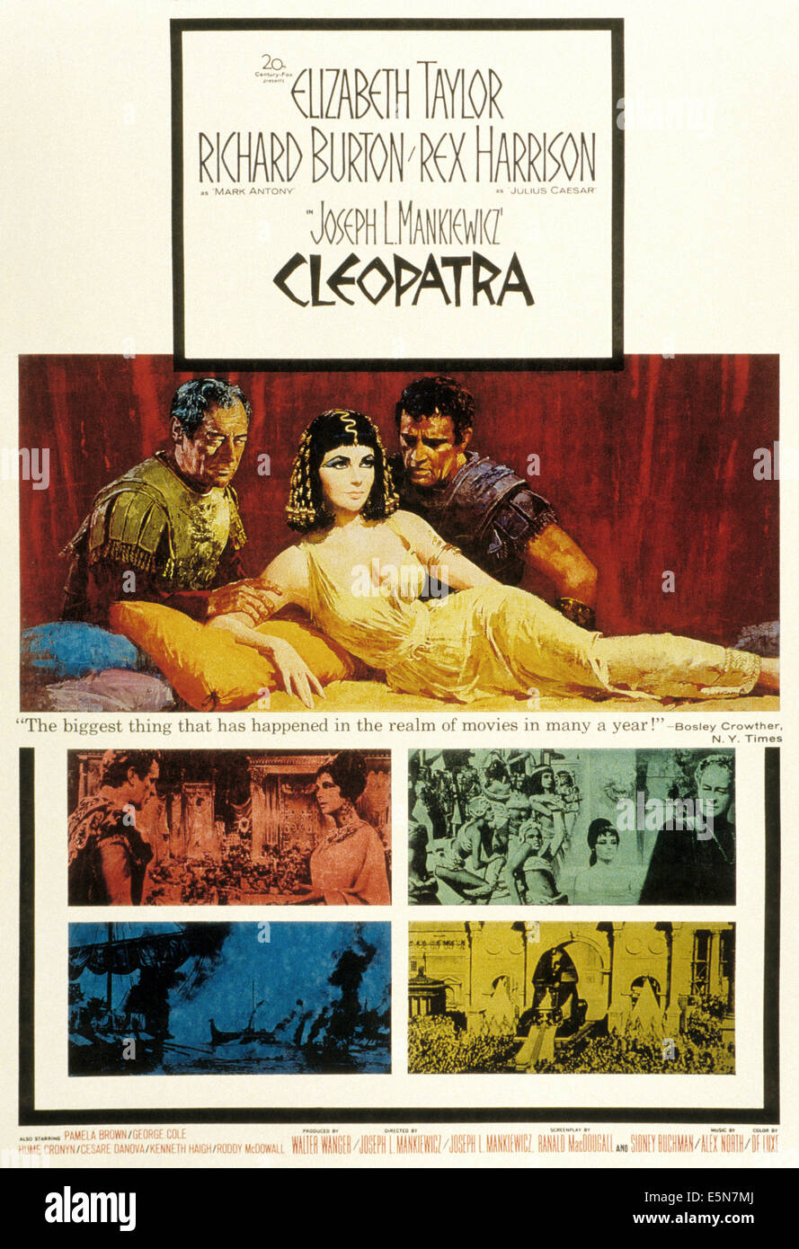 Cléopâtre, Elizabeth Taylor, 1963, TM et copyright (c) 20e Twentieth Century-Fox Film Corporation Tous Droits Réservés Banque D'Images