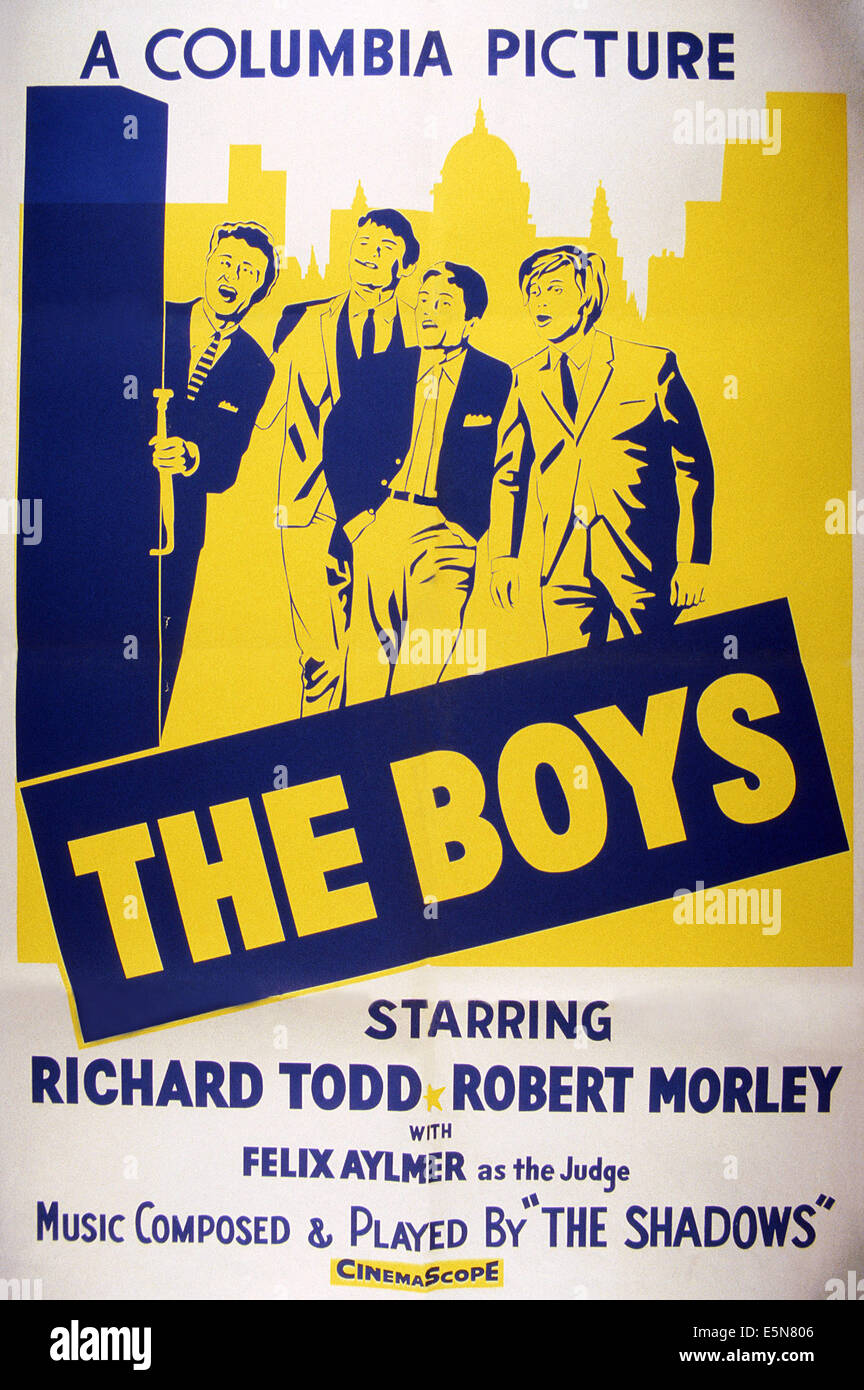 LES GARÇONS, 1962 Banque D'Images