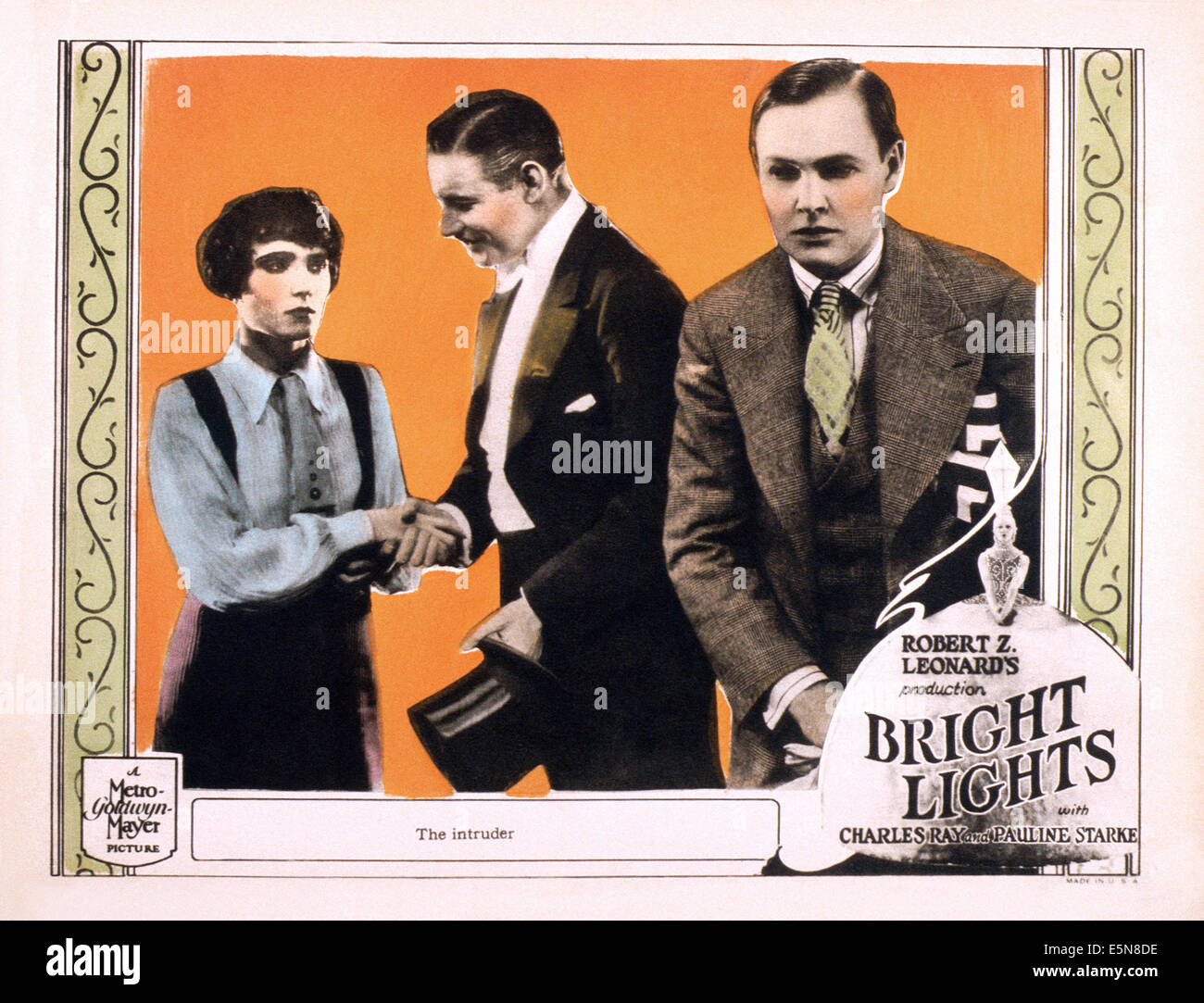 Les lumières vives, Pauline Starke (à gauche), Ray Charles (à droite), 1925 Banque D'Images