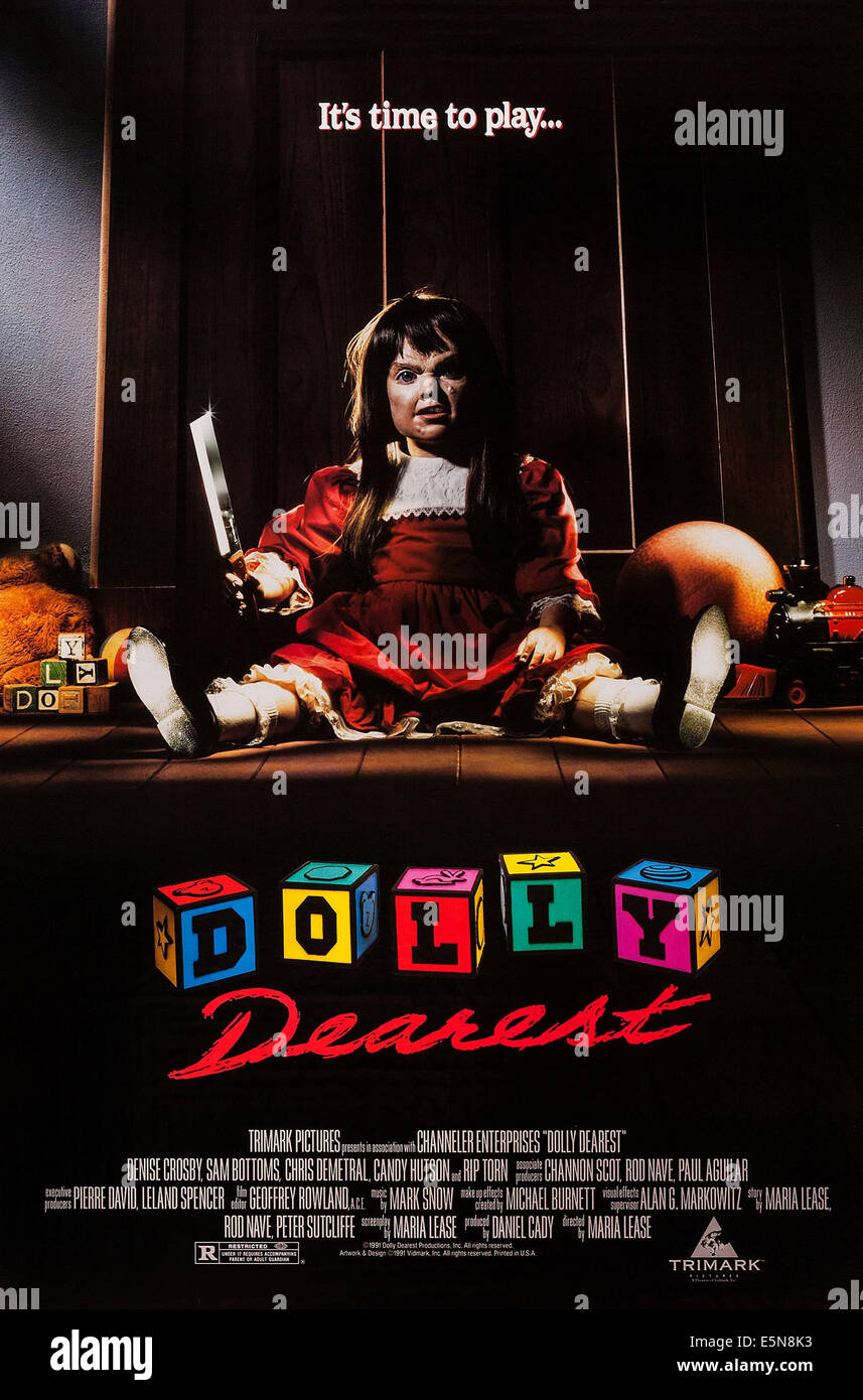 DOLLY DEAREST, US poster art, 1991, © Courtesy Everett Collection/Trimark Banque D'Images