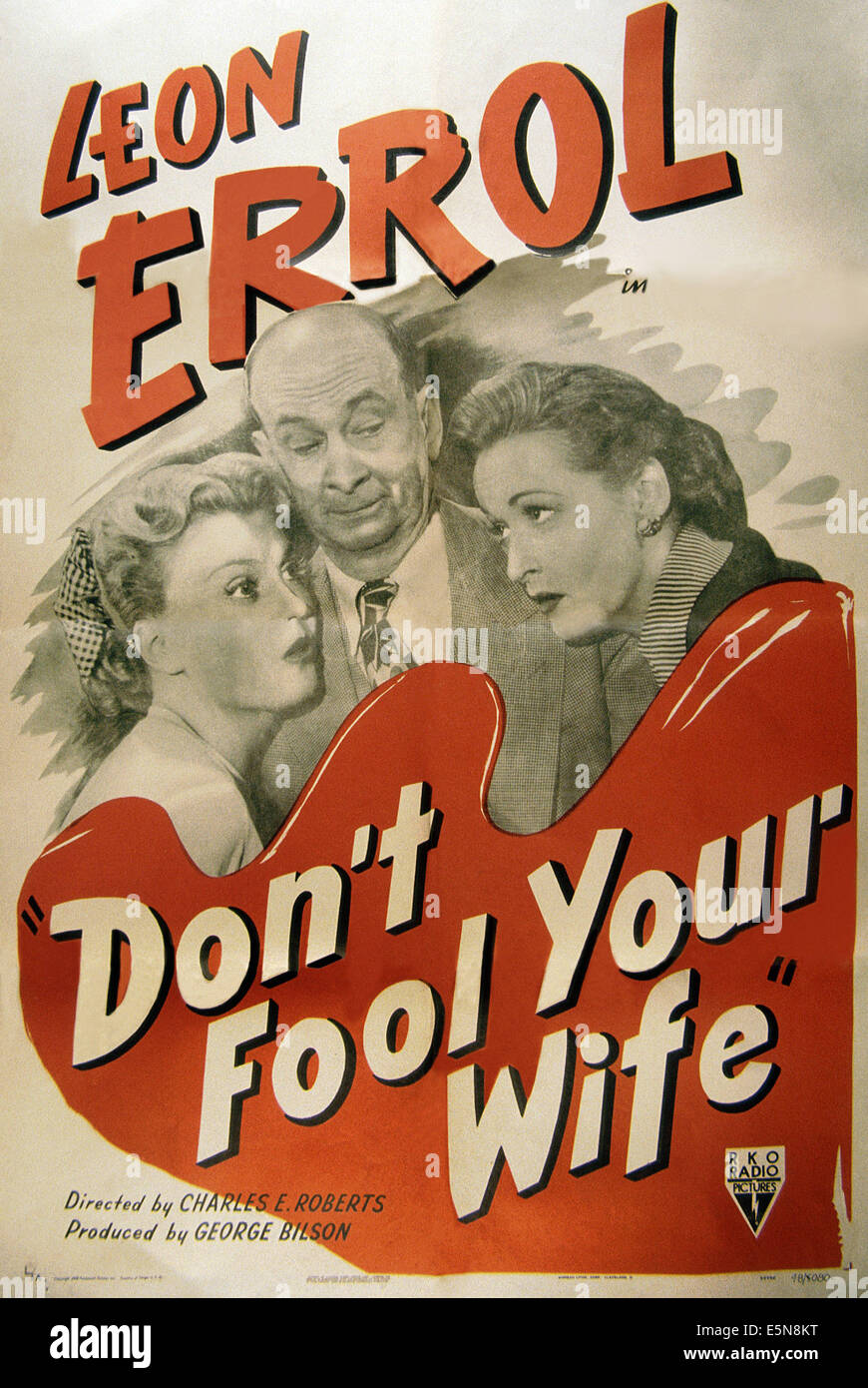 Ne pas tromper votre femme, de gauche : Suzi Crandall, Leon Errol, Dorothy Granger, 1948 Banque D'Images