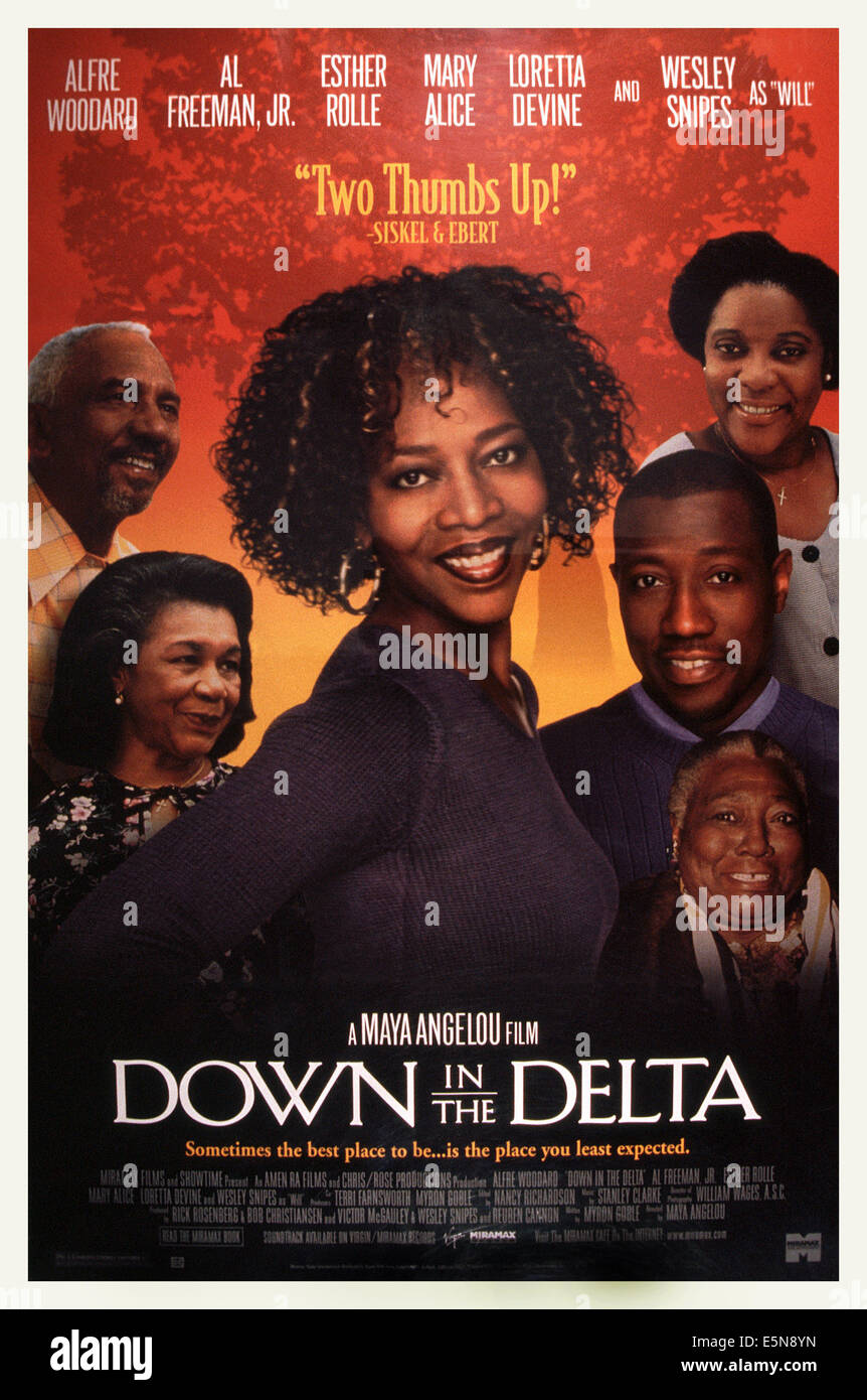 Dans le delta, à gauche en partant du haut : Al Freeman Jr., Mary Alice Woodard Mark Ruffalo (centre), droit du haut : Loretta Devine, Wesley Banque D'Images