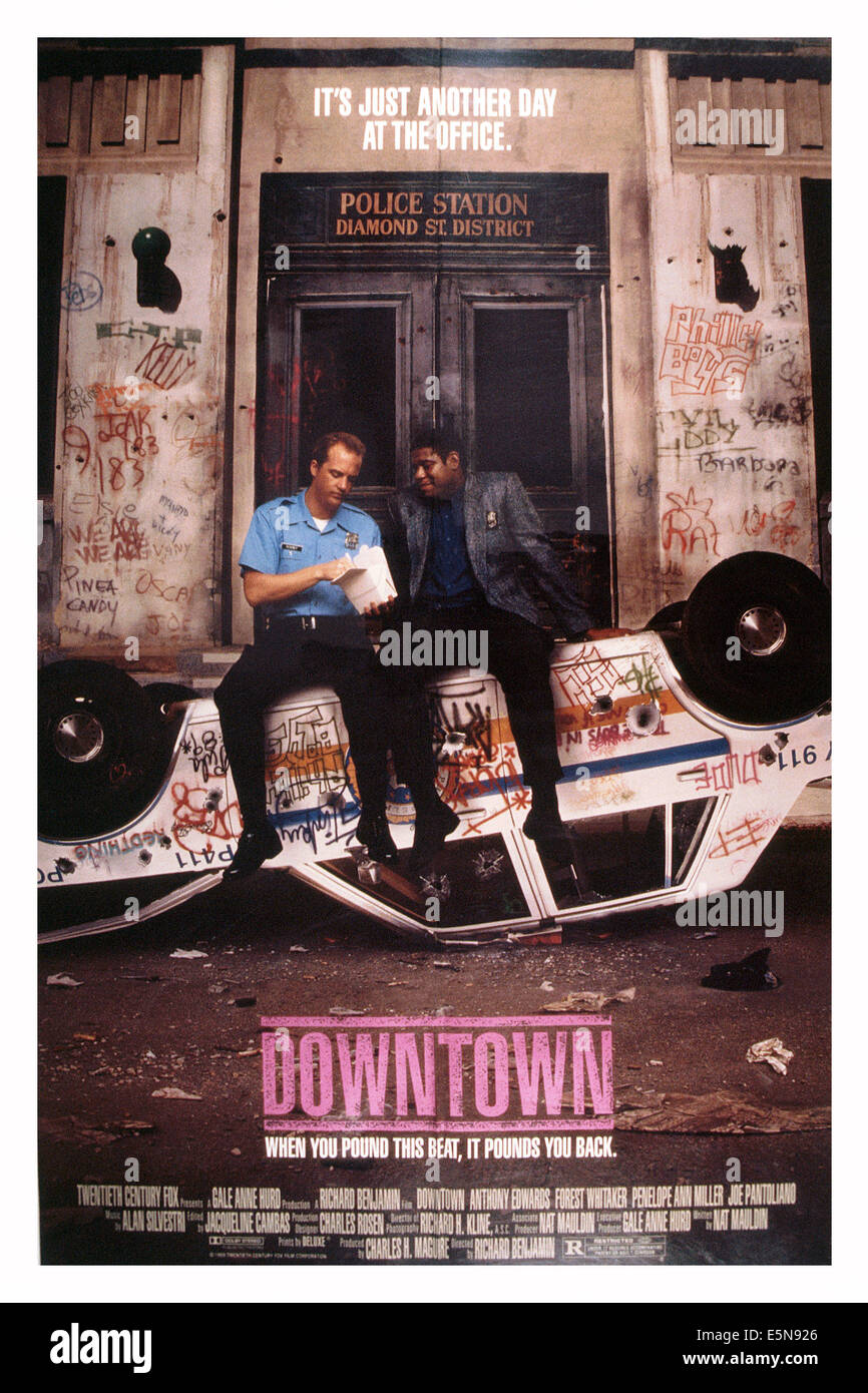 Centre-ville, à partir de la gauche : Anthony Edwards, Forest Whitaker, 1990, TM & © Copyright 20th Century Fox Film Corp./avec la permission d'Everett Banque D'Images Centre-ville, à partir de la gauche : Anthony Edwards, Forest Whitaker, 1990, TM & © Copyright 20th Century Fox Film Corp./avec la permission d'Everett Banque D'Images