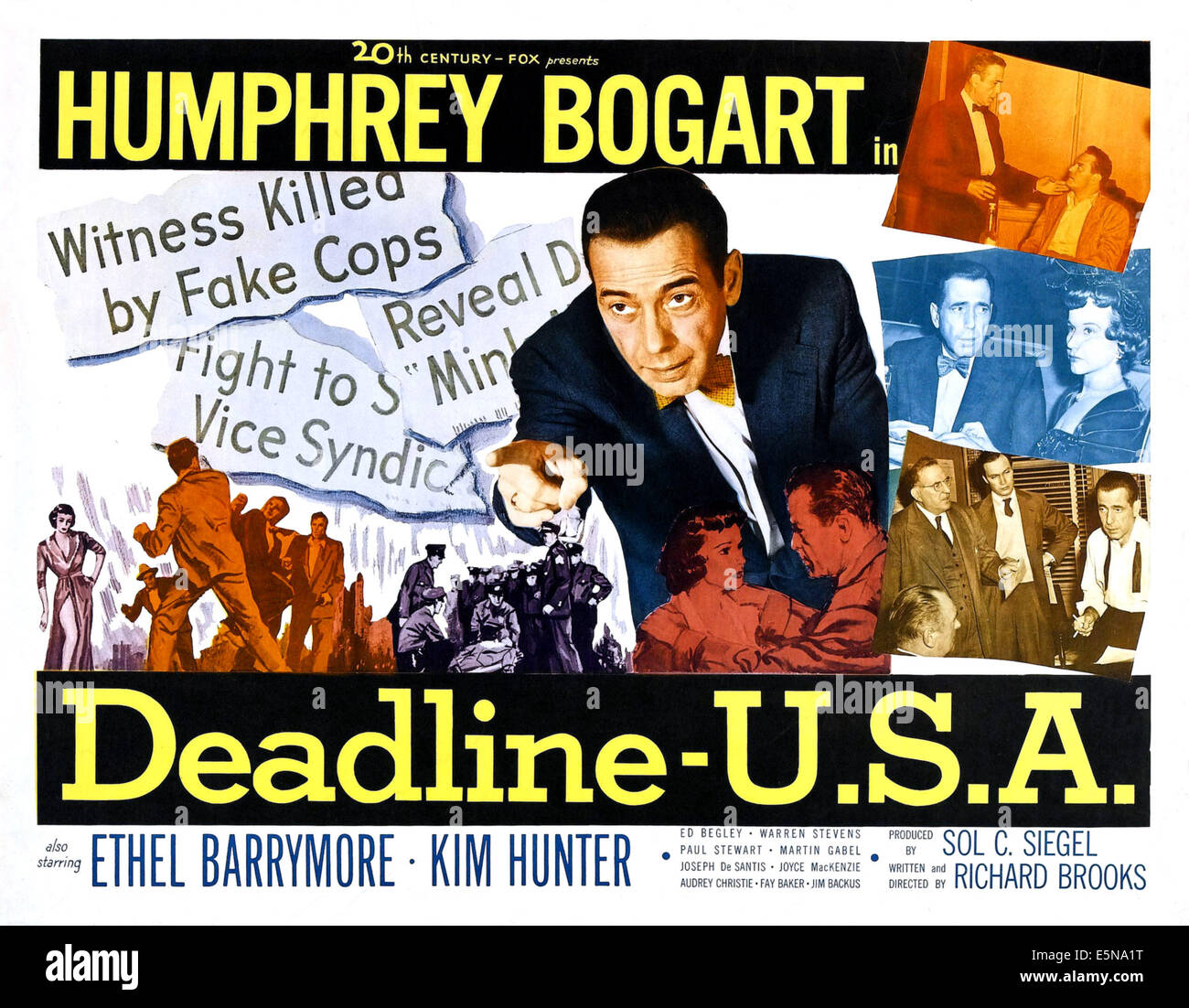 Date limite - U.S.A., Humphrey Bogart, 1952. TM et © Copyright 20th Century Fox Film Corp. Tous droits réservés. Avec la permission d'Everett Banque D'Images Date limite - U.S.A., Humphrey Bogart, 1952. TM et © Copyright 20th Century Fox Film Corp. Tous droits réservés. Avec la permission d'Everett Banque D'Images