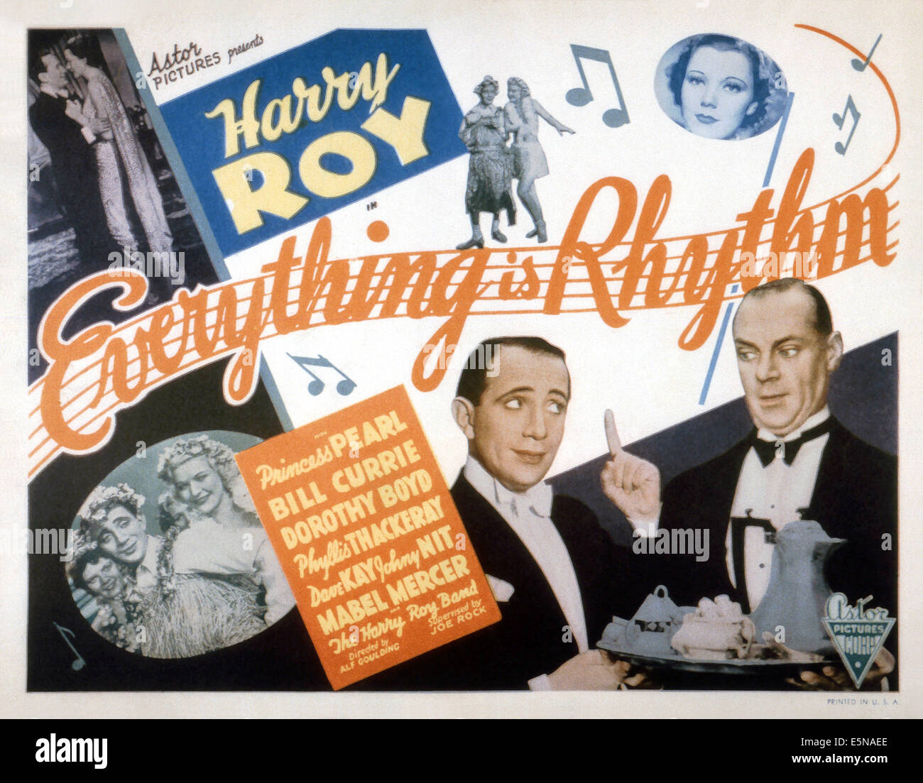 Tout est rythme, Harry Roy (centre), 1936 Banque D'Images
