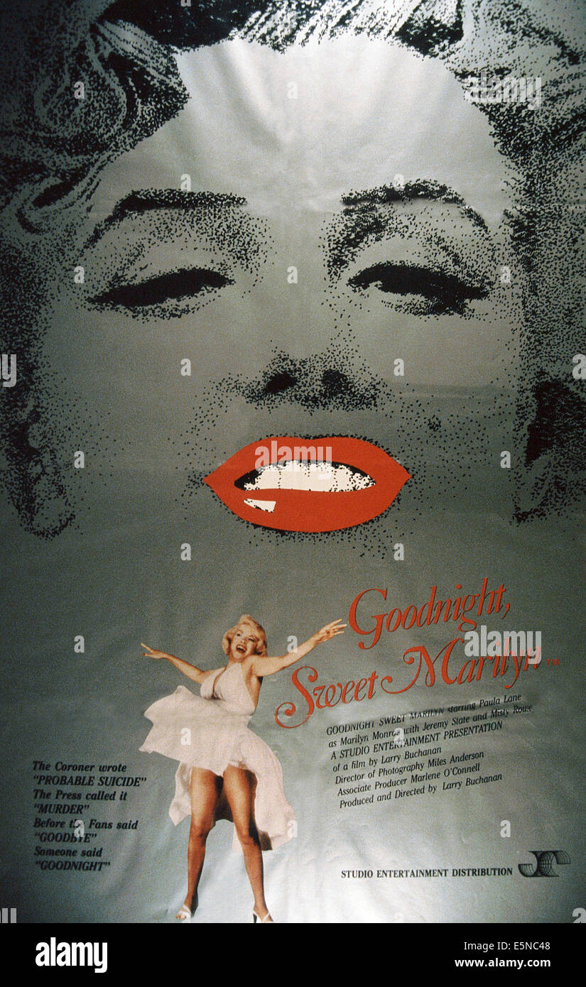 GOODNIGHT SWEET, Marilyn, Paula Lane que Marilyn Monroe, 1989, © Studio Entertainment Distribution/avec la permission d'Everett Collection Banque D'Images