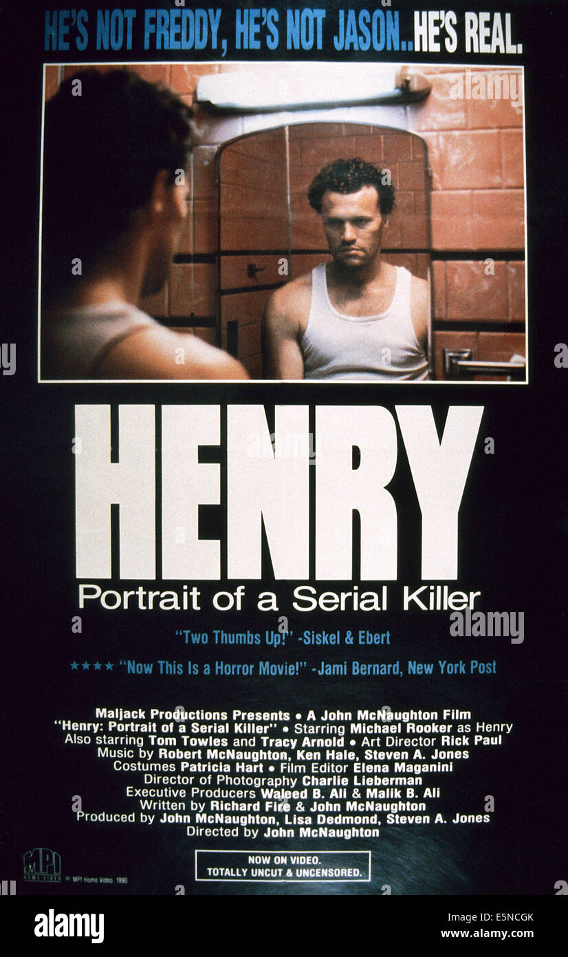 HENRY : PORTRAIT OF A SERIAL KILLER, Michael Rooker, 1986, © Films Graycat/avec la permission d'Everett Collection Banque D'Images