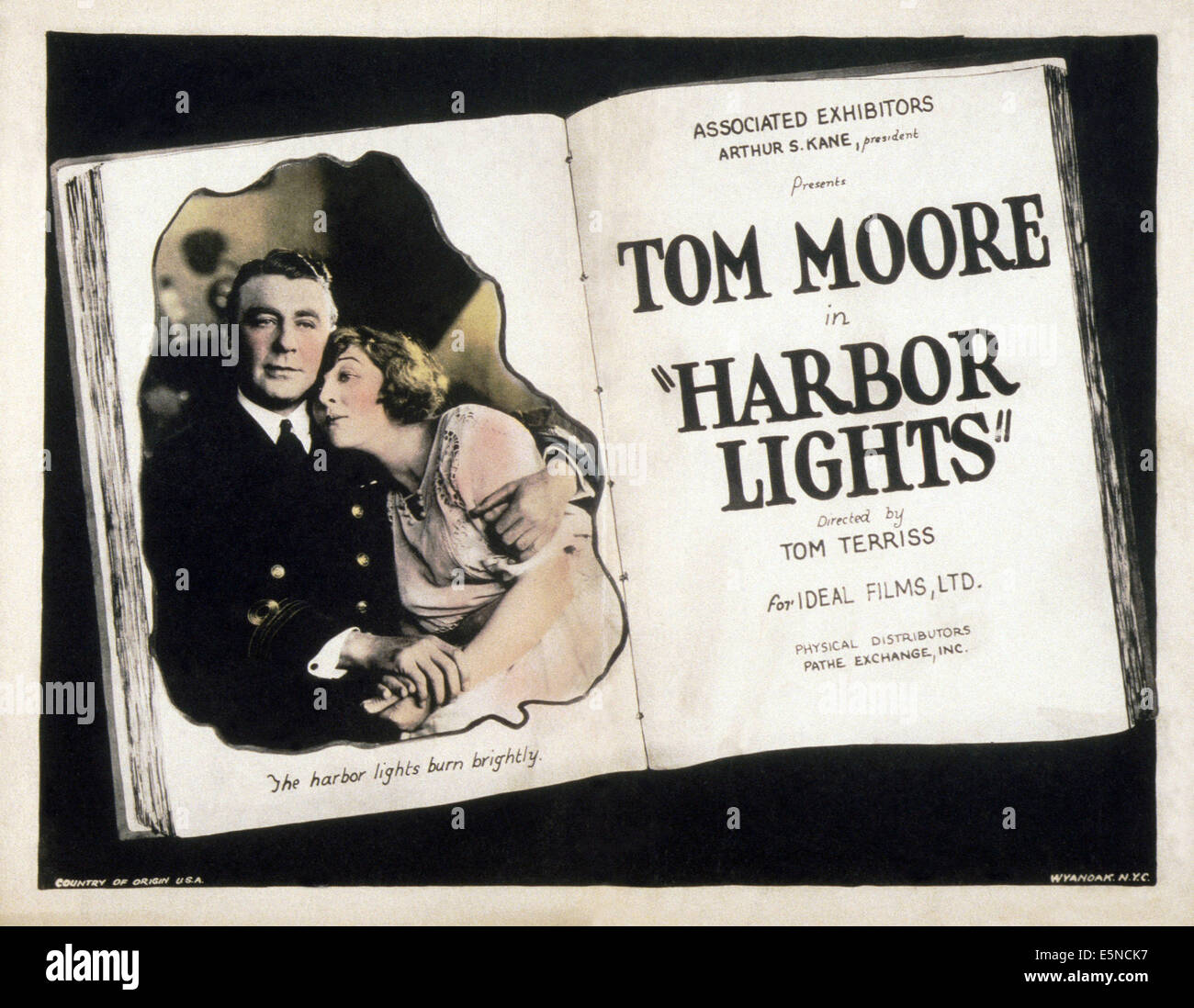 Harbour Lights, (aka THE HARBOUR LIGHTS), de gauche à droite : Tom Moore, Isobel Elsom, 1923 Banque D'Images