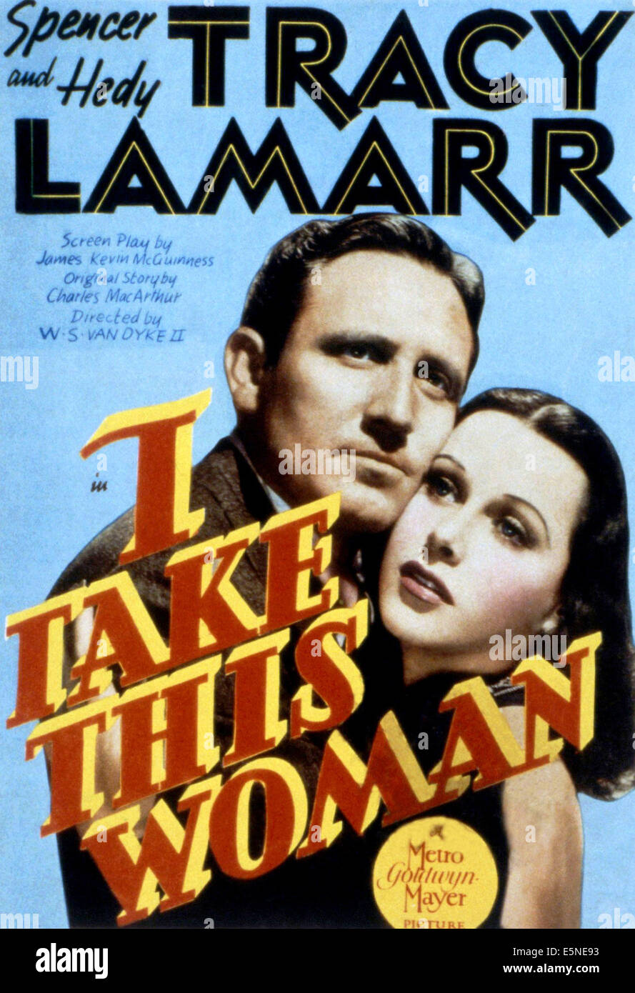 Je profite de cette femme, Spencer Tracy, Hedy Lamarr, 1940 Banque D'Images