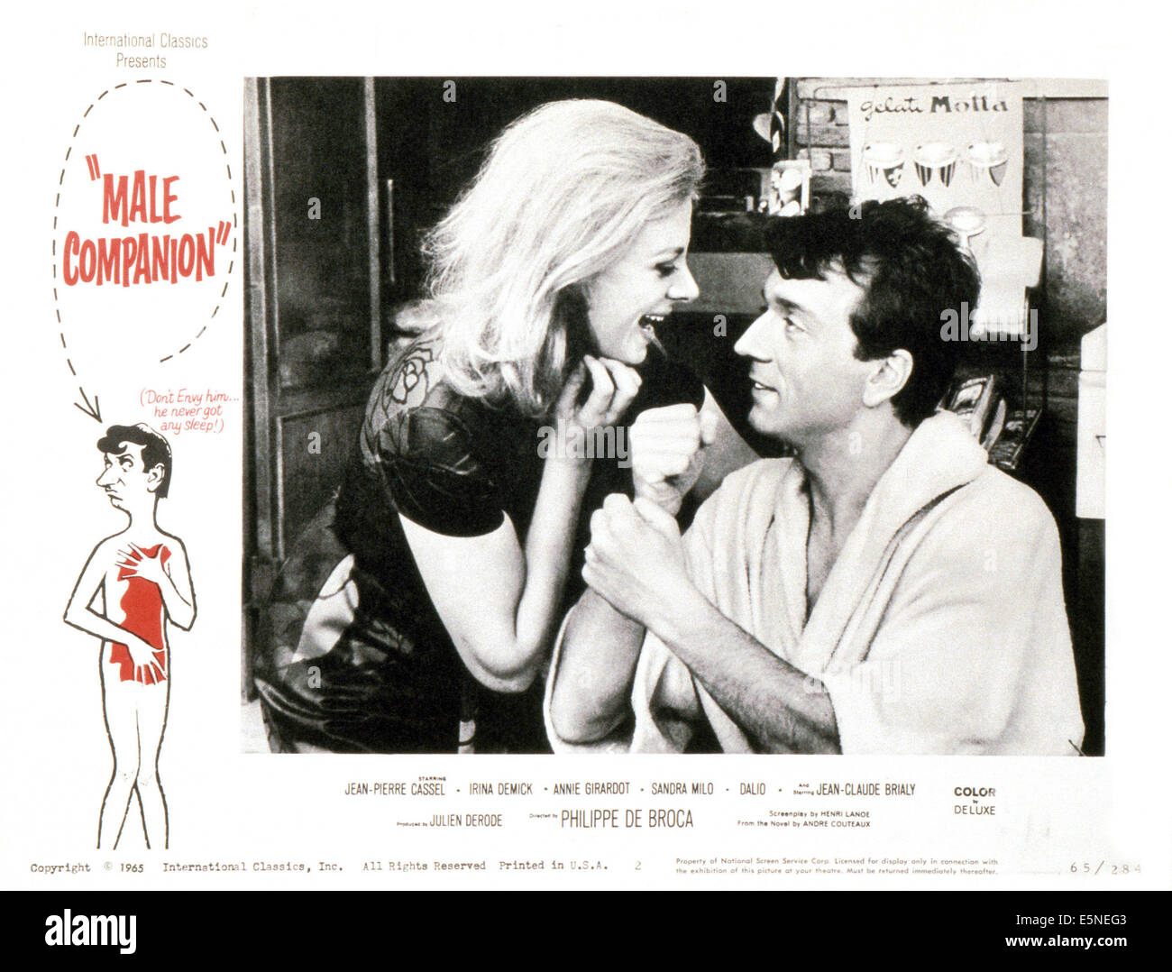 Ami, (aka UN MONSIEUR DE COMPAGNIE), de gauche à droite : Sandra Milo, Jean-Pierre Cassel, 1964 Banque D'Images