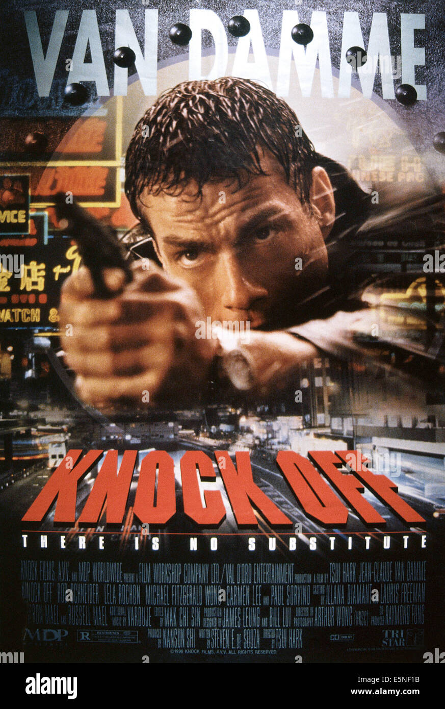 KNOCK OFF, Jean-Claude Van Damme, 1998, © Columbia/avec la permission d'Everett Collection Banque D'Images
