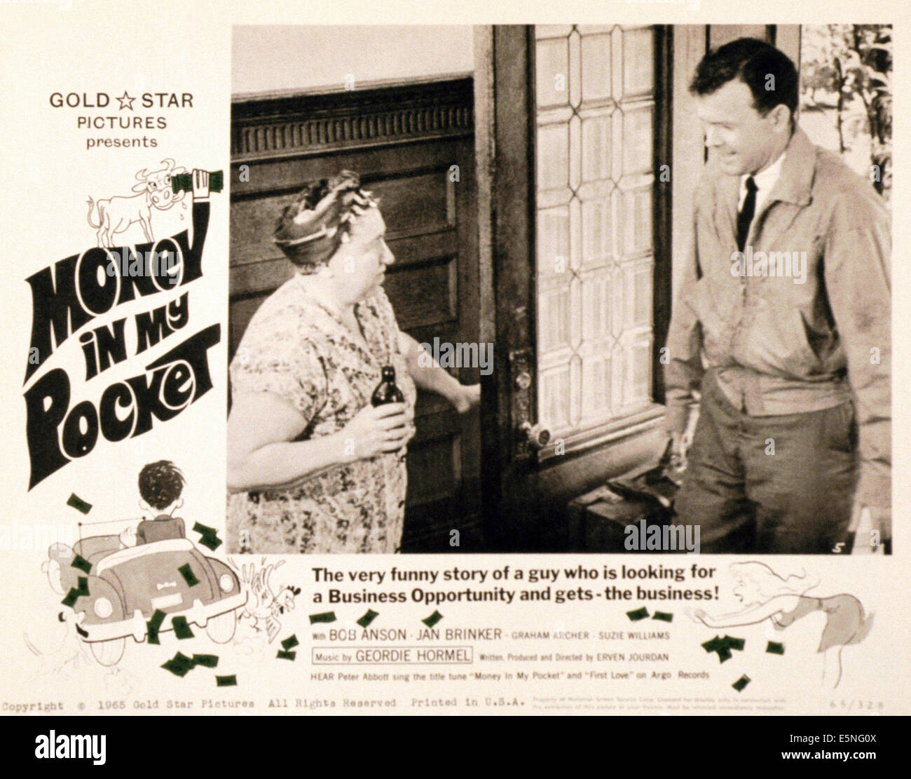 L'argent dans ma poche, 1962 Banque D'Images