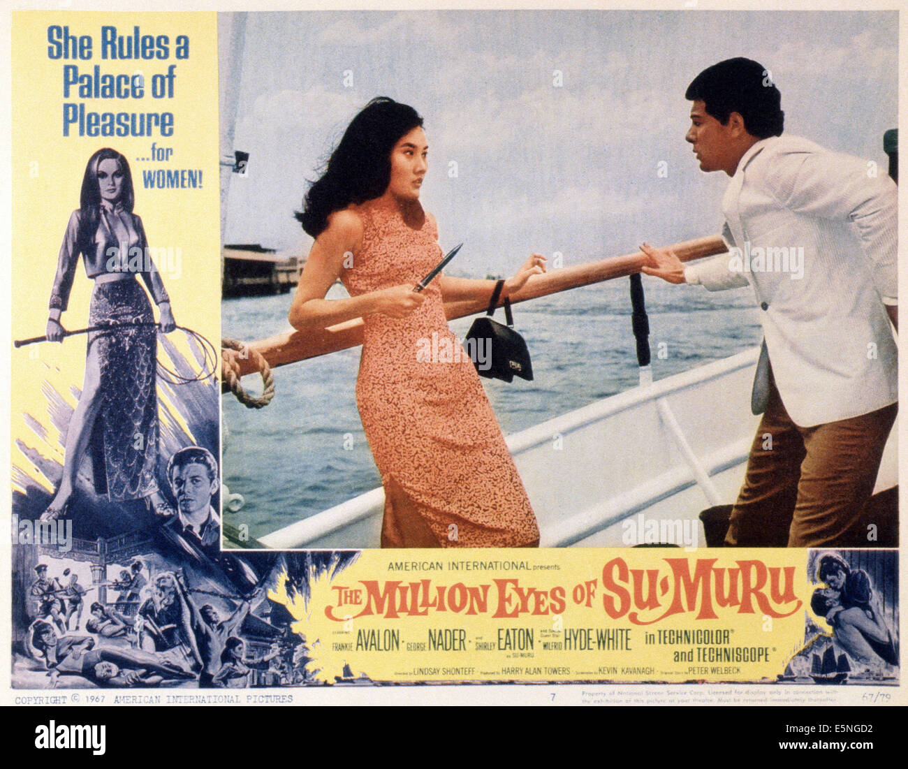 Les millions de YEUX DE SU-MARUS, Frankie Avalon (droite), 1967 Banque D'Images