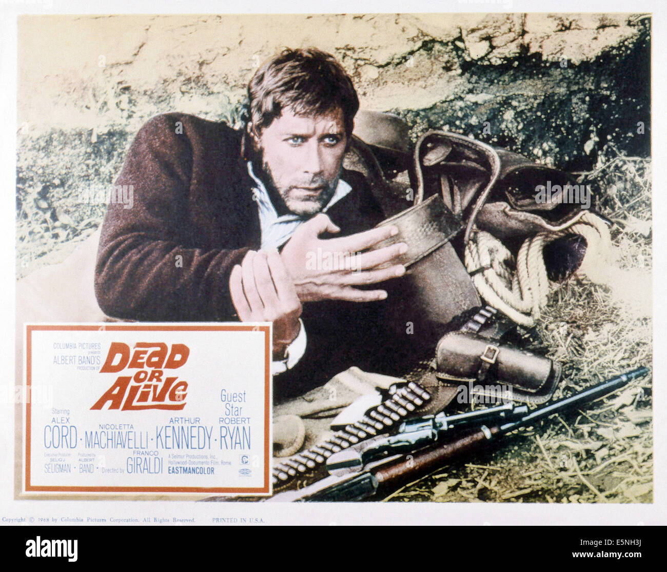 Une minute pour prier, UNE SECONDE POUR MOURIR, (aka Dead or Alive, aka UN MINUTO PER PREGARE, UN INSTANT PAR MORIRE), Alex Cord, 1968 Banque D'Images