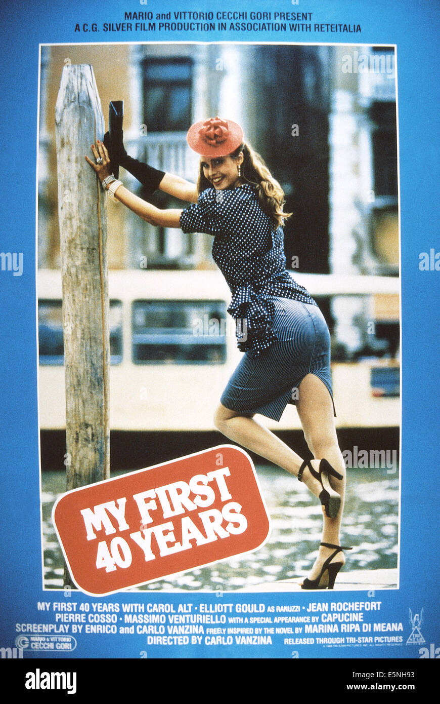 Mes 40 PREMIÈRES ANNÉES, (aka I MIEI PRIMI 40 ANNI), de nous poster, Carol Alt, 1987, © TriStar/avec la permission d'Everett Collection Banque D'Images