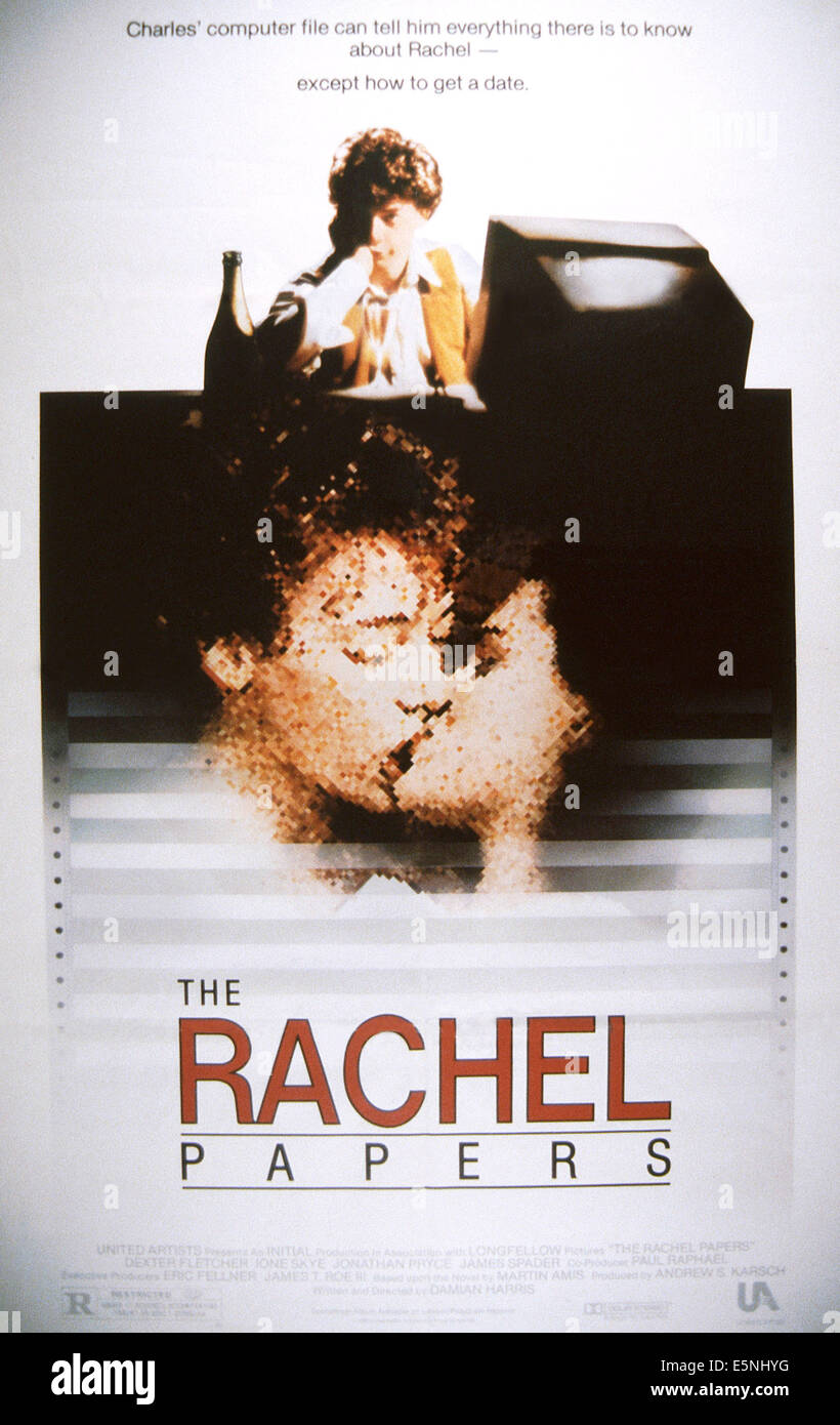 Les documents de Rachel, de nous poster, Dexter Fletcher (en haut), en bas de gauche à droite : Dexter Fletcher, Ione Skye, 1989, © United Banque D'Images