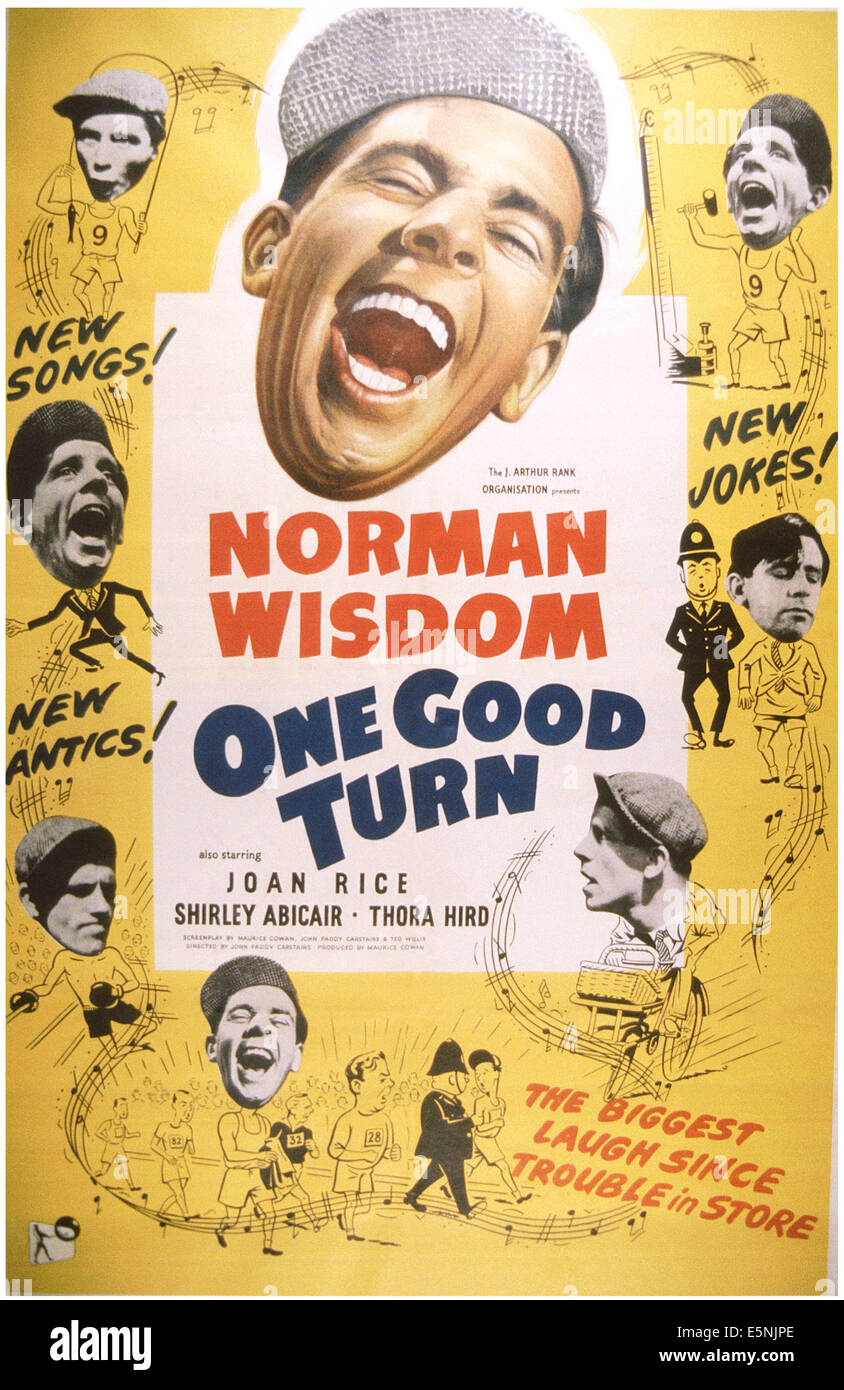 Une bonne action, de nous poster art, Norman la sagesse, 1955 Banque D'Images