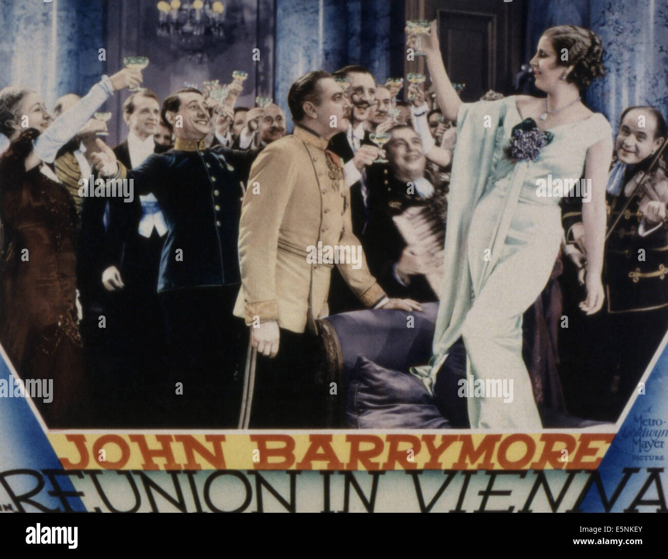Réunion à Vienne, John Barrymore, Diana Wynyard, 1933 Banque D'Images