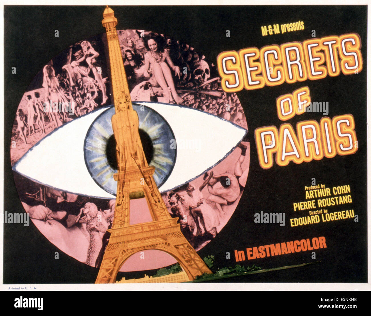 SECRETS DE PARIS, (Paris), aka SECRET nous poster, 1965 Banque D'Images