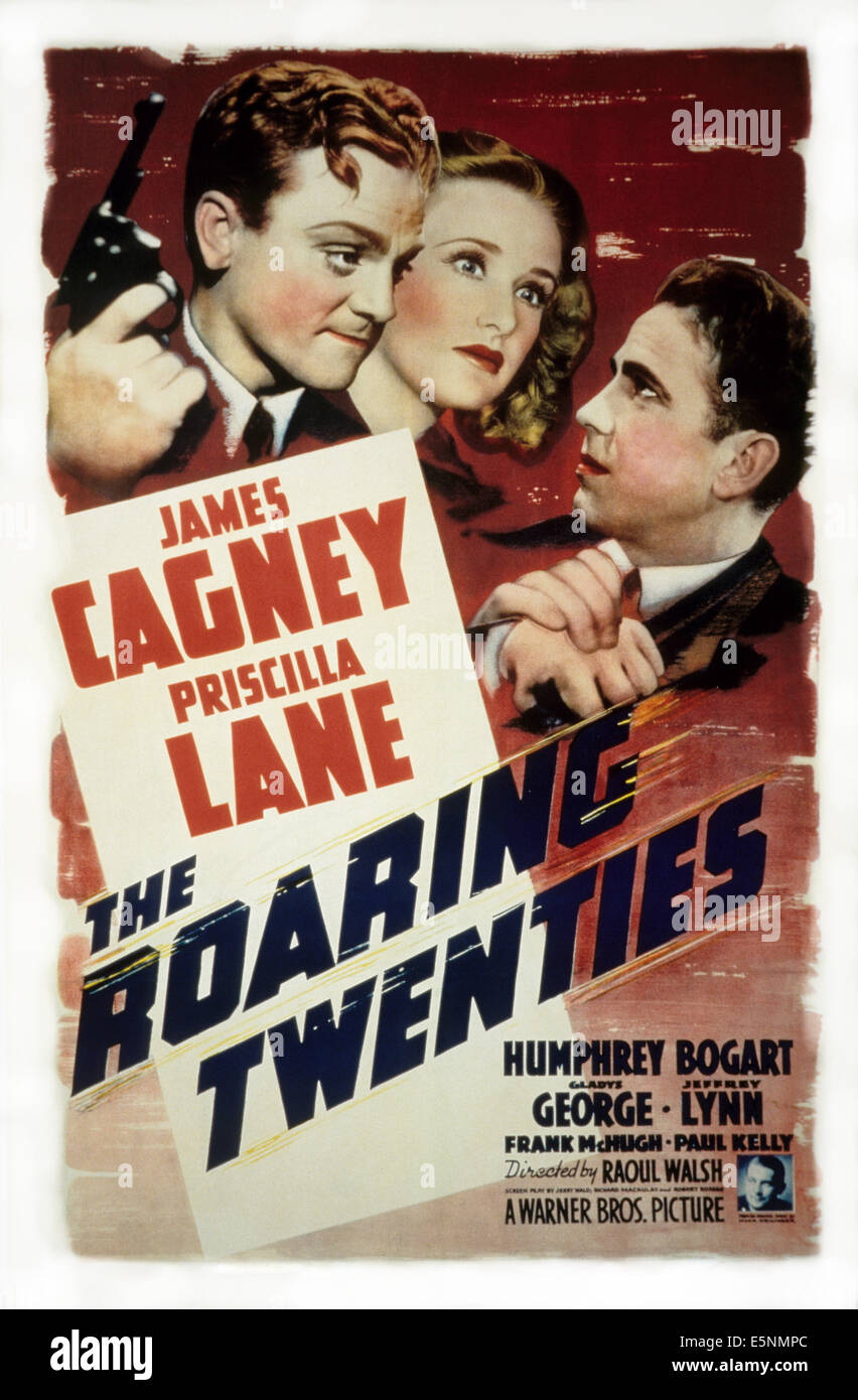 Les années folles, James Cagney, Priscilla Lane, Humphrey Bogart, 1939 Banque D'Images