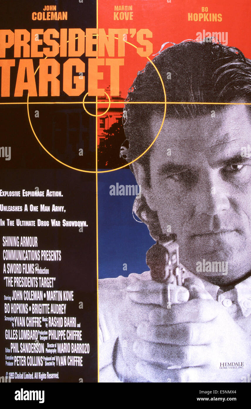 Cible du président, (alias L'HOMME DE NULLE PART), John Coleman, 1989, © Hemdale/avec la permission d'Everett Collection Banque D'Images