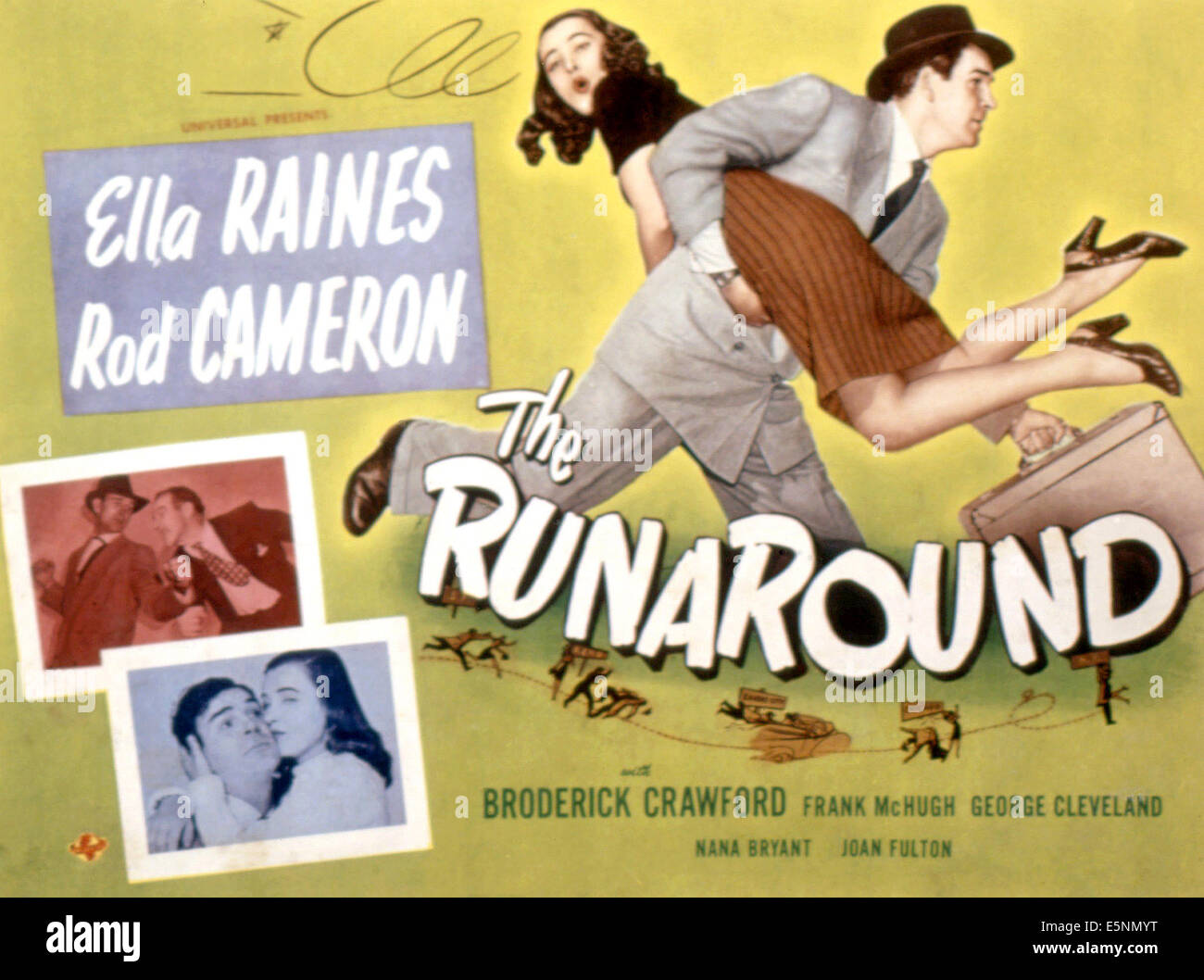 Le RUNAROUND, Ella RAines, Rod Cameron, 1946 Banque D'Images