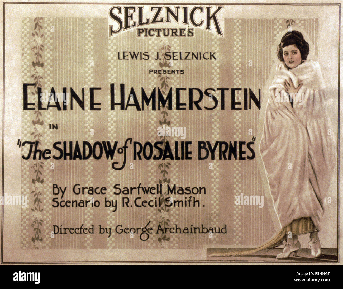 L'OMBRE DE ROSALIE BYRNES, US poster, Elaine Hammerstein, 1920 Banque D'Images