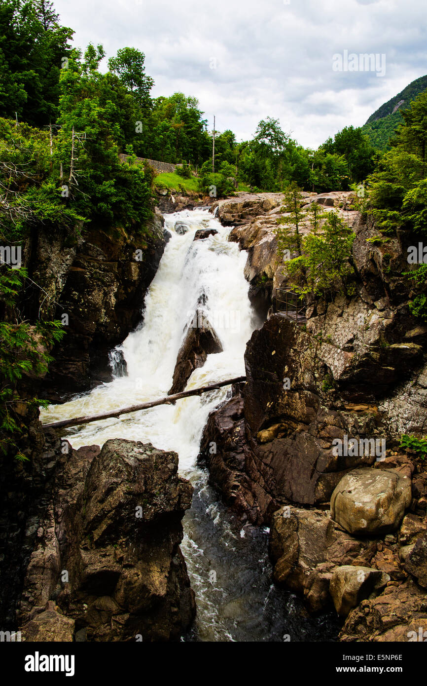 Lake Placid, New York Etats-unis. High Falls Gorge. Adirondack State Park Banque D'Images