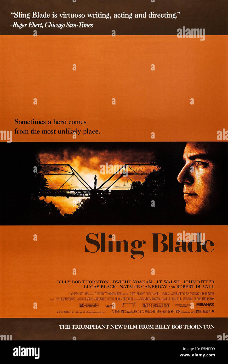 SLING BLADE, Billy Bob Thornton, 1996. ©Miramax/avec la permission d'Everett Collection Banque D'Images